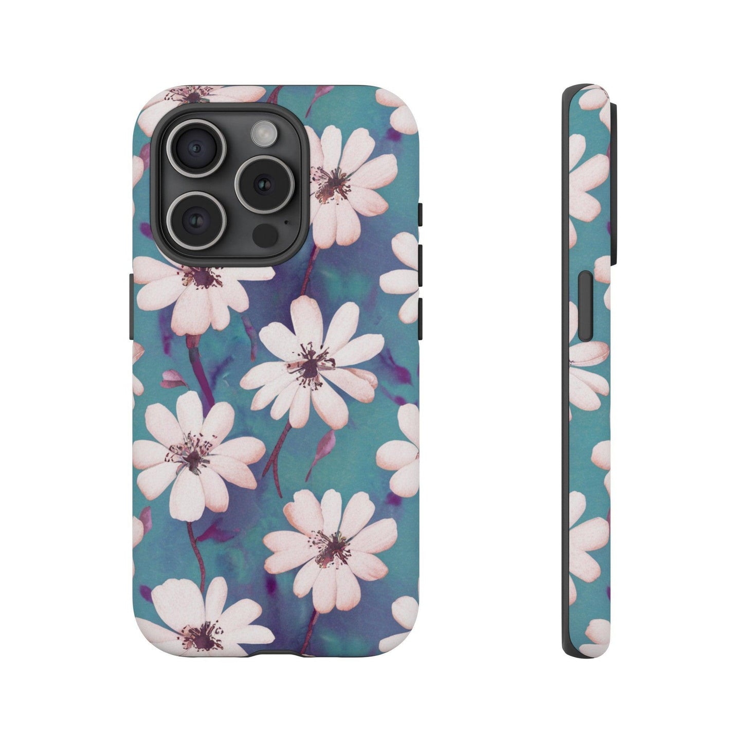 Tough Cellphone Case :" Eclectic Elegance Phone Case Collection" ( Floral patterns)