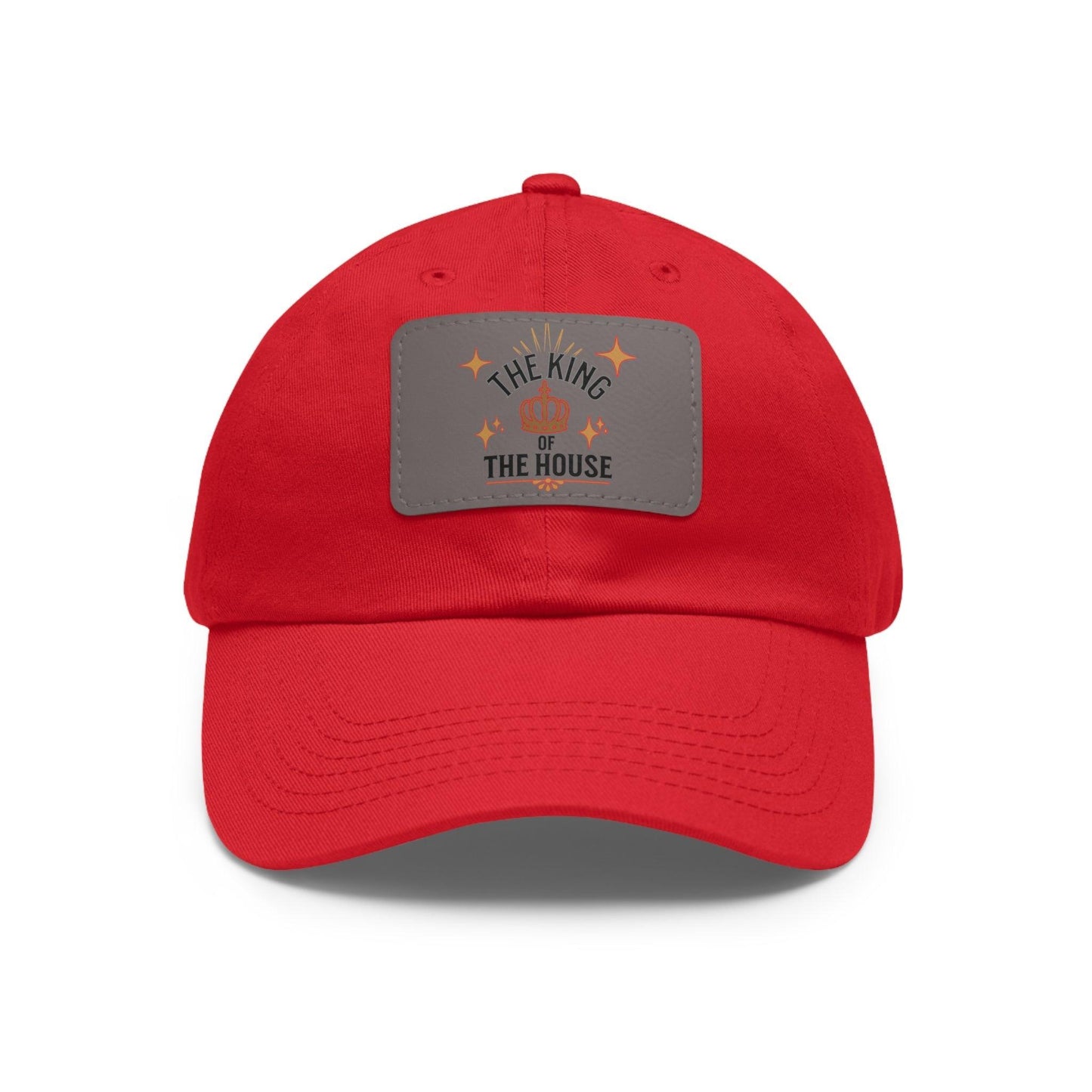 Leather Patch King's Dad Hat :  "Dad, The King of the House Collection"