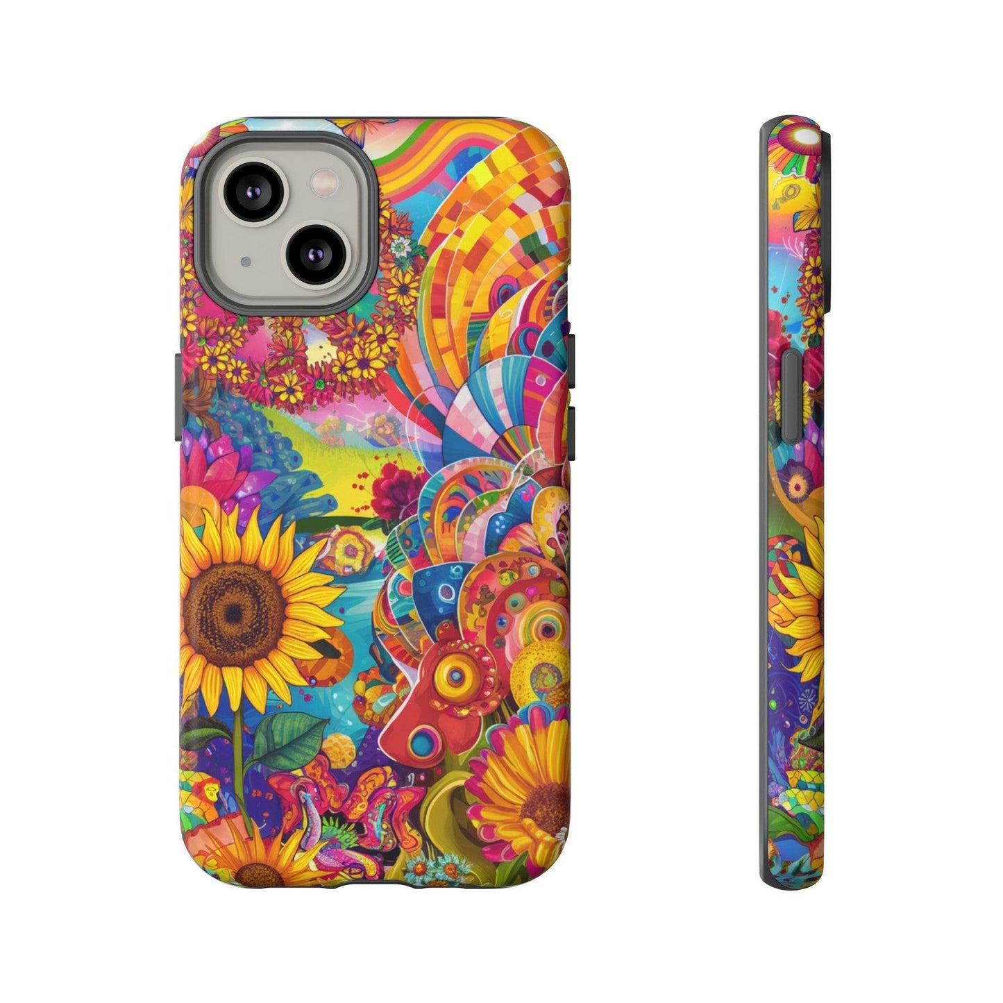 Tough Phone Case :" Eclectic Elegance Phone Case Collection" ( Hippie Style patterns)