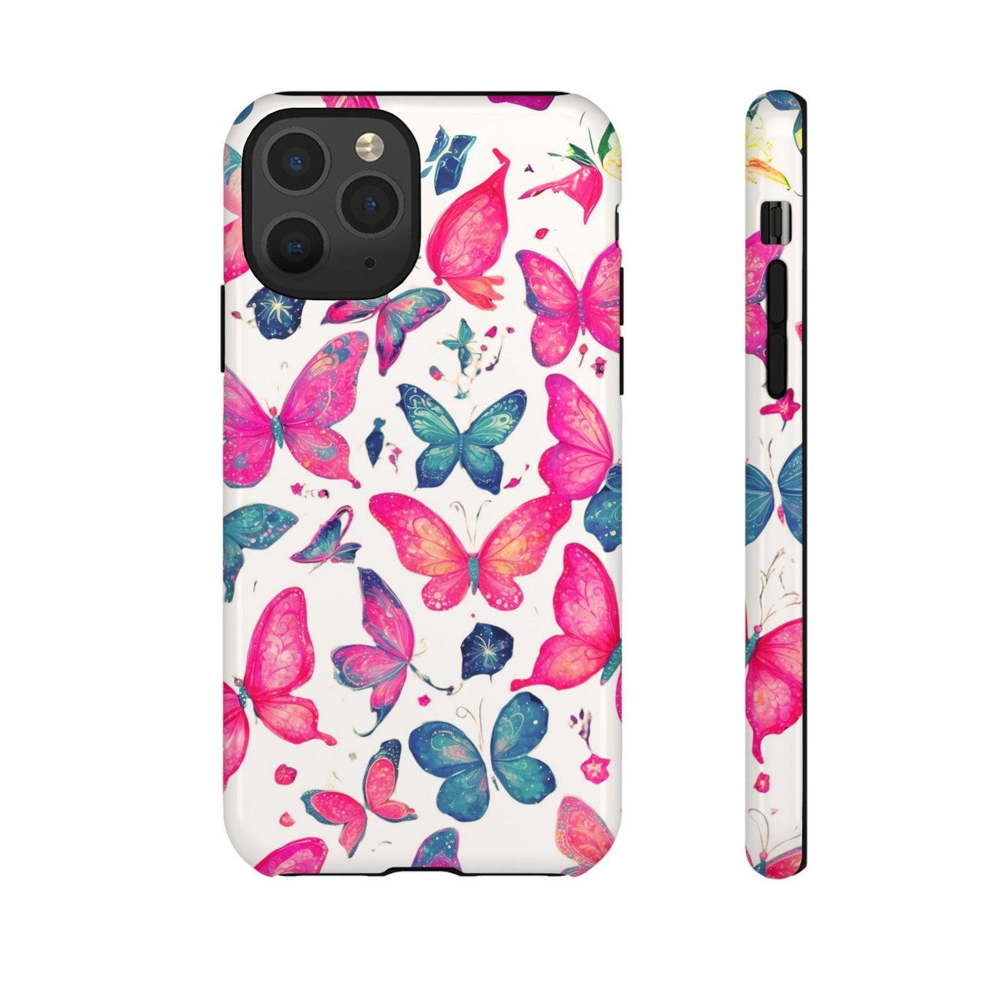 Tough Cellphone Case :" Eclectic Elegance Phone Case Collection" ( Hearts patterns)