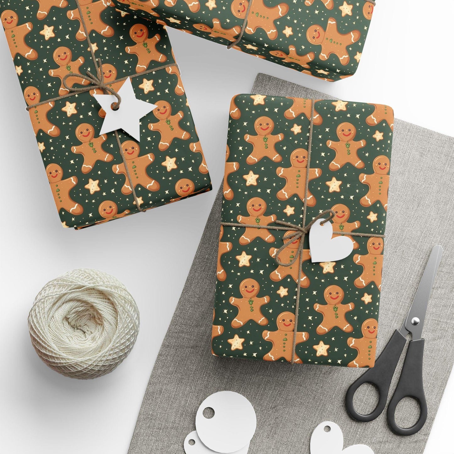 Festive Christmas Holiday Wrapping Paper - Cosmic Creations by Karen