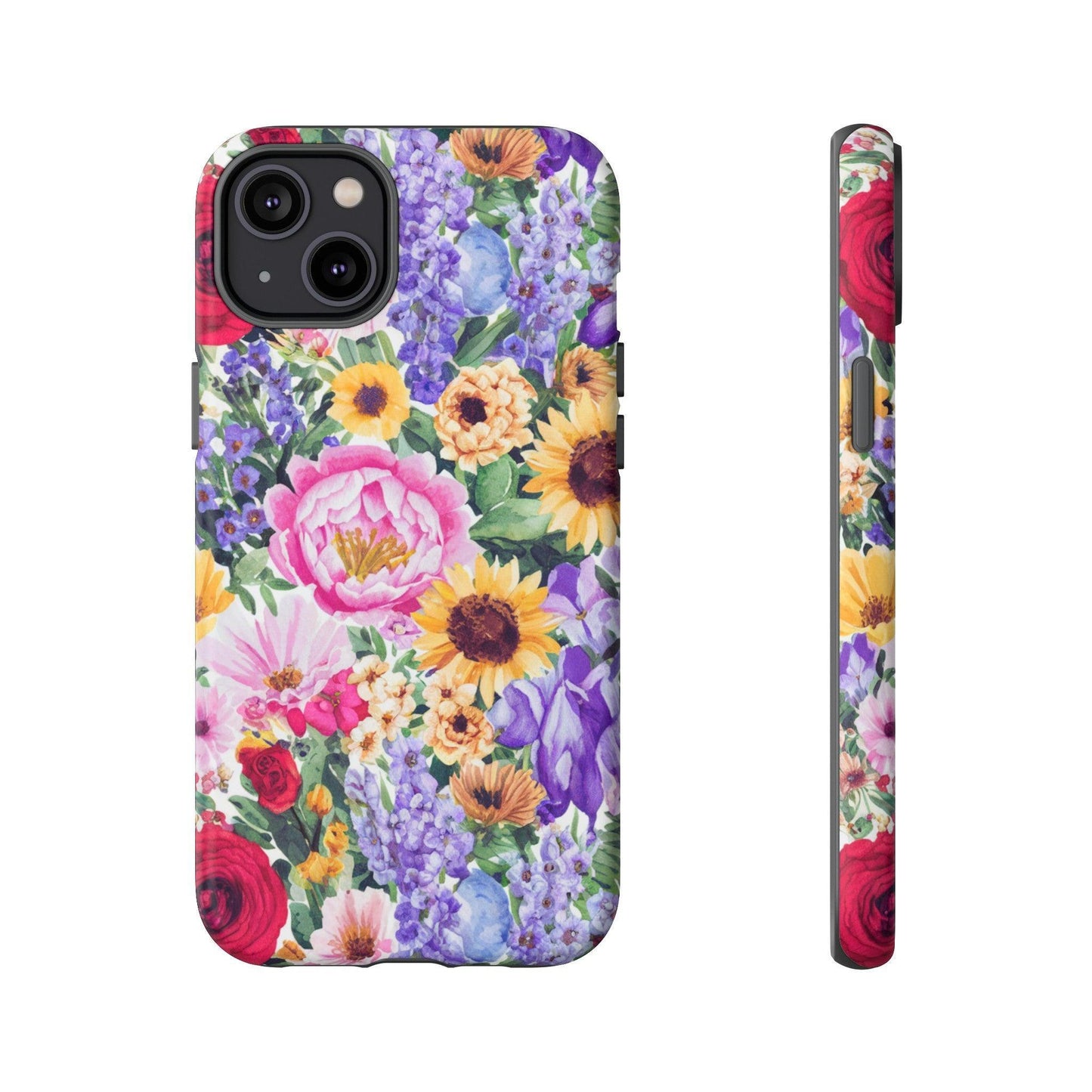 Tough Cellphone Case :" Eclectic Elegance Phone Case Collection" ( Floral patterns)