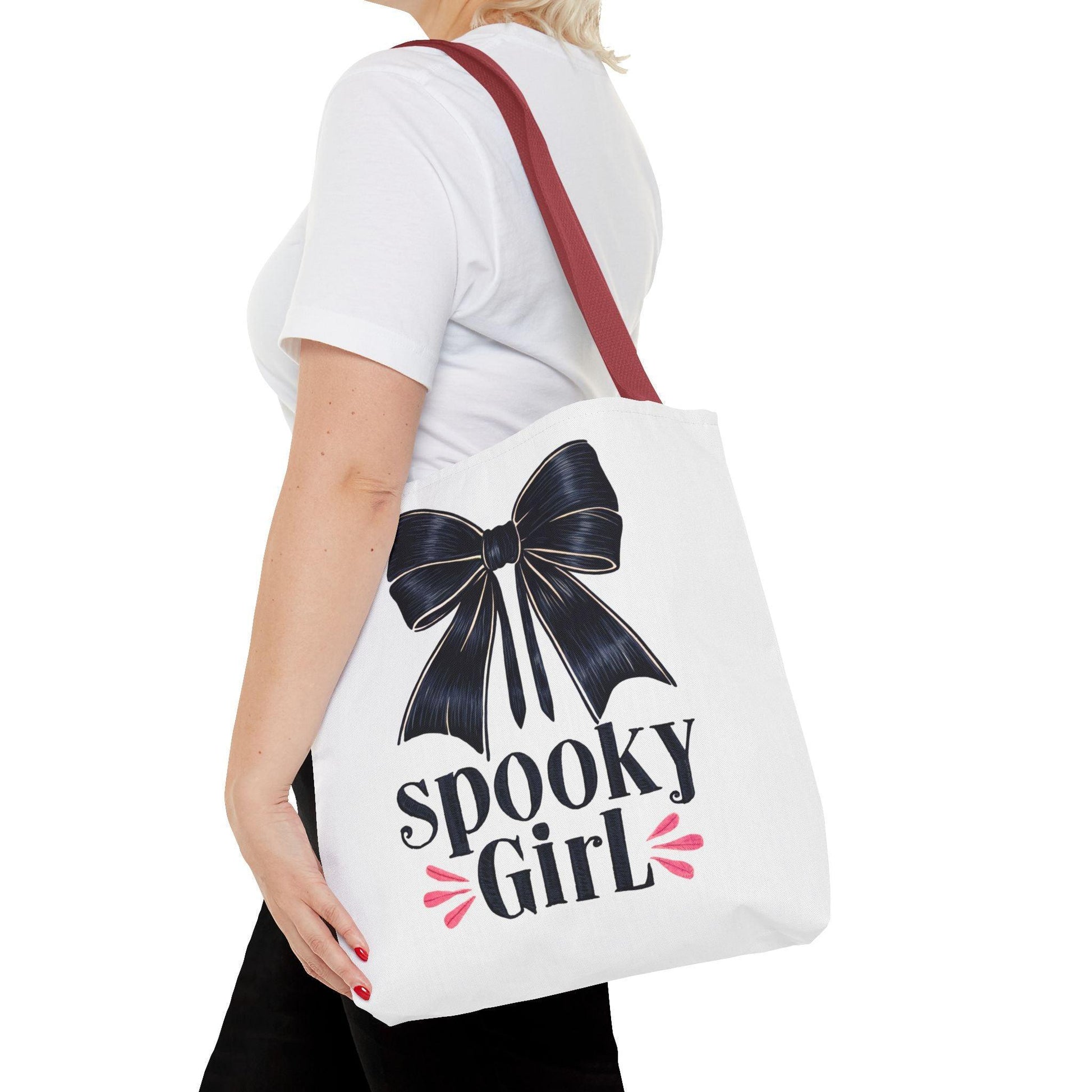 Spooky Girl Halloween Tote Bag - Cosmic Creations by Karen