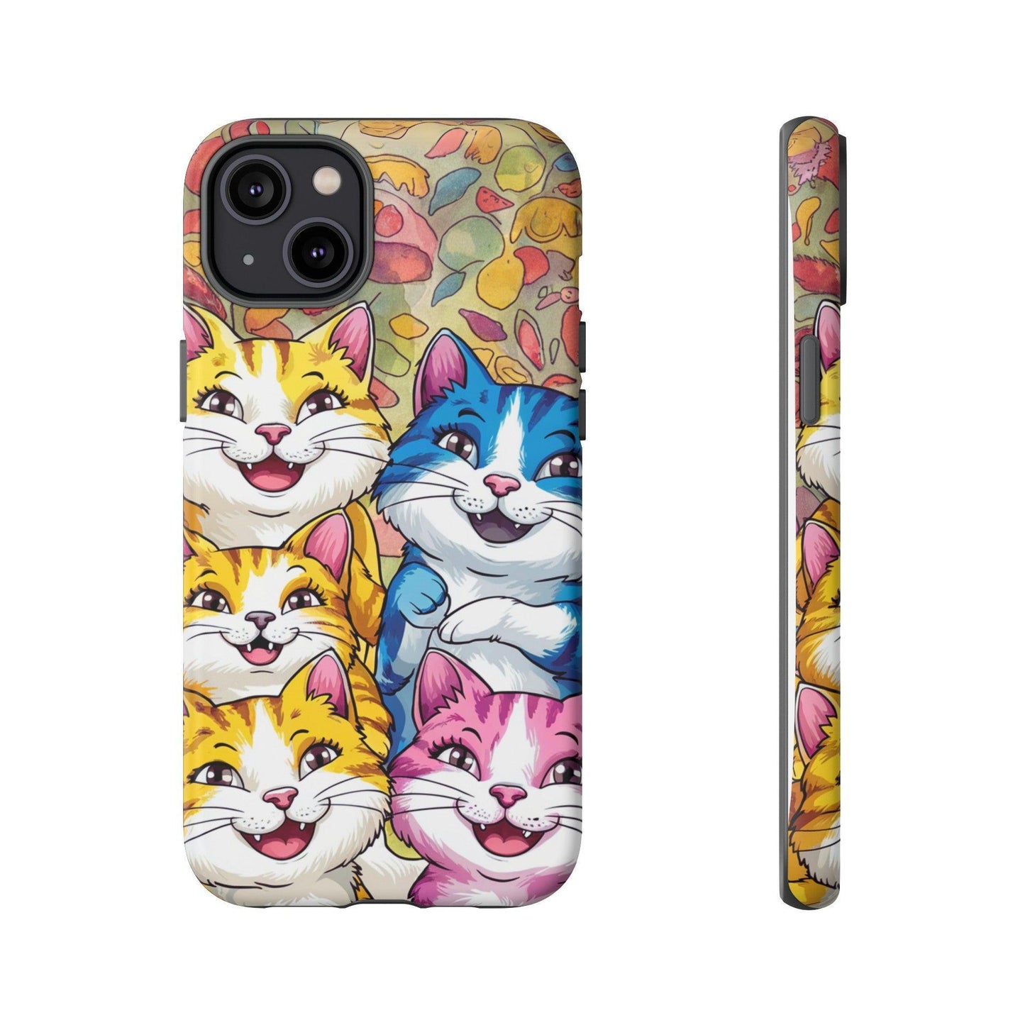 Cat Lovers Collection Tough Cellphone Case - Cosmic Creations by Karen