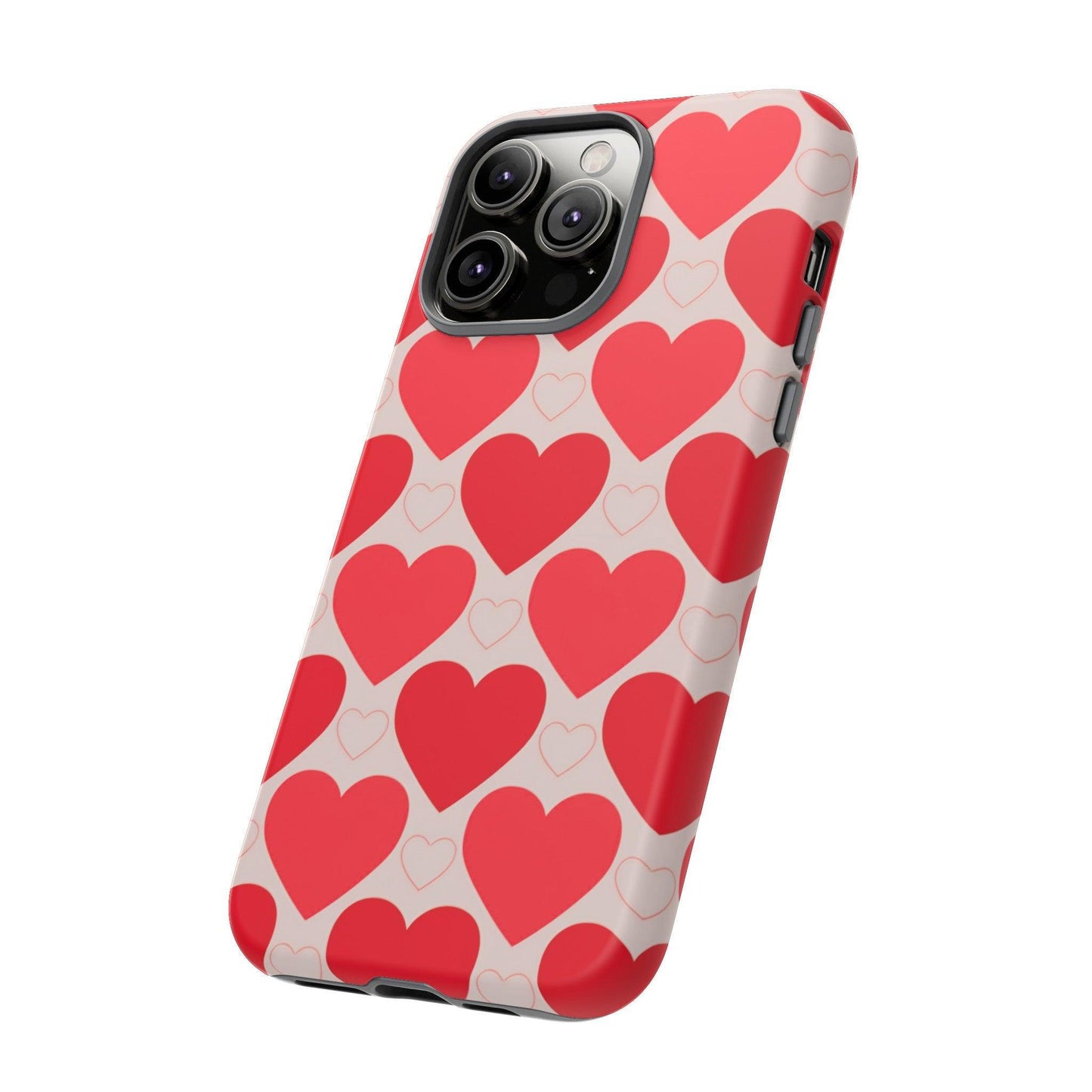 Tough Phone Case :" Eclectic Elegance Phone Case Collection" ( Hearts patterns)