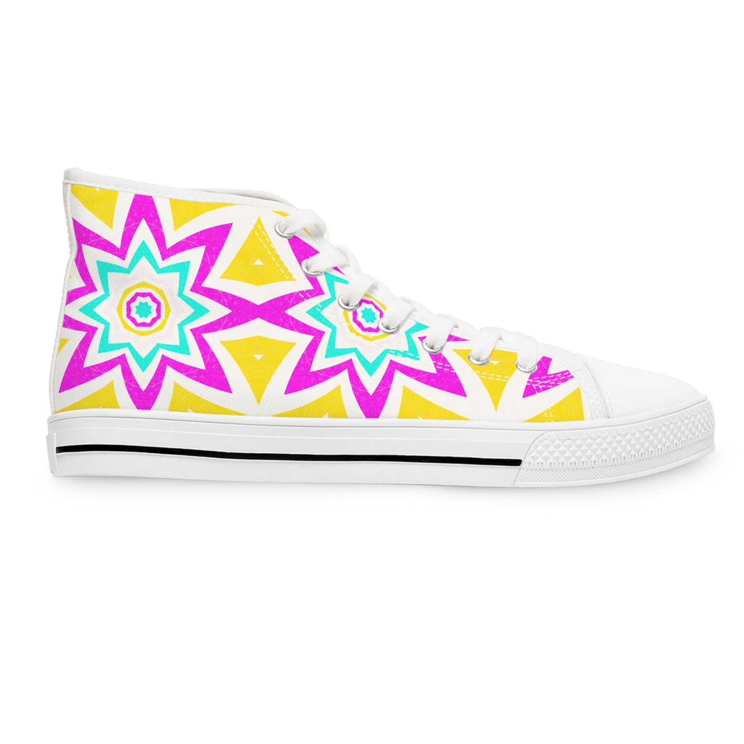 Awesome Abstract Design High Top Sneakers