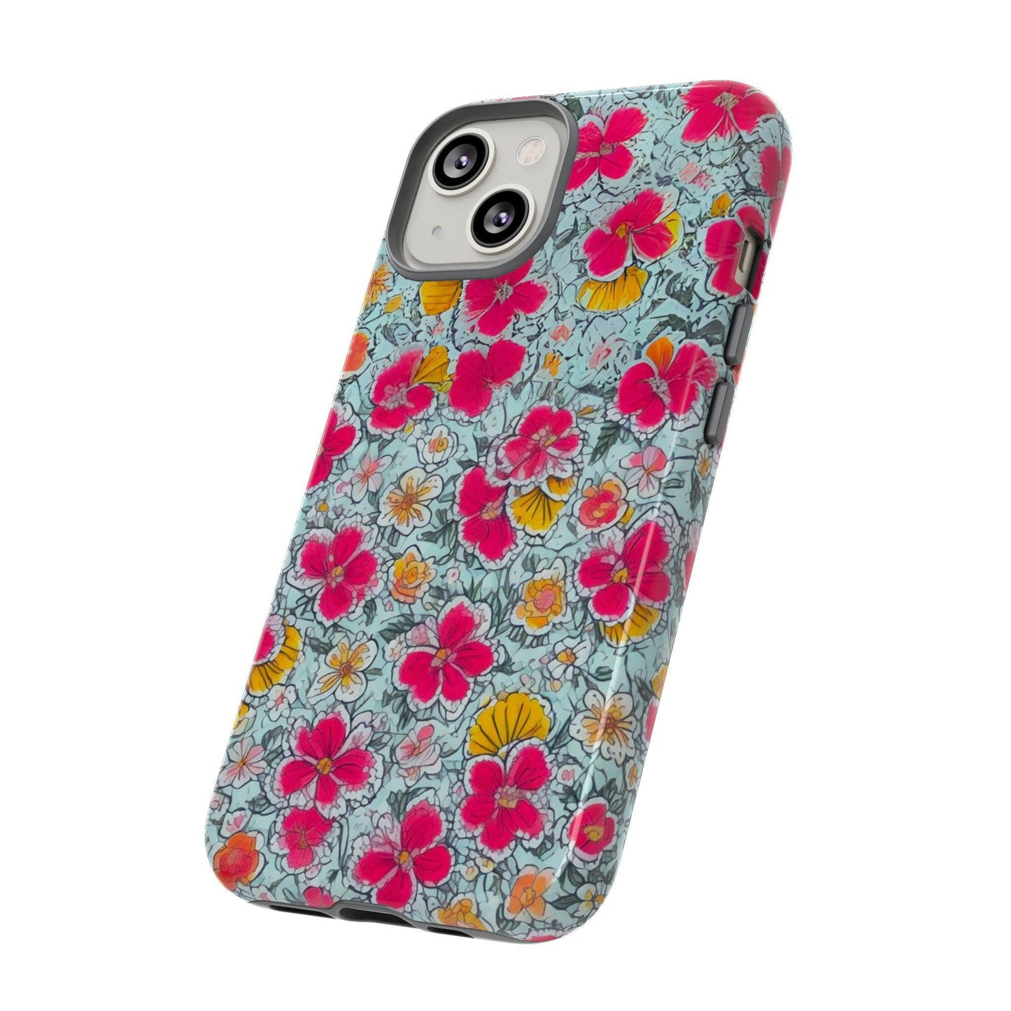 Tough Cellphone Case :" Eclectic Elegance Phone Case Collection" ( Floral patterns)