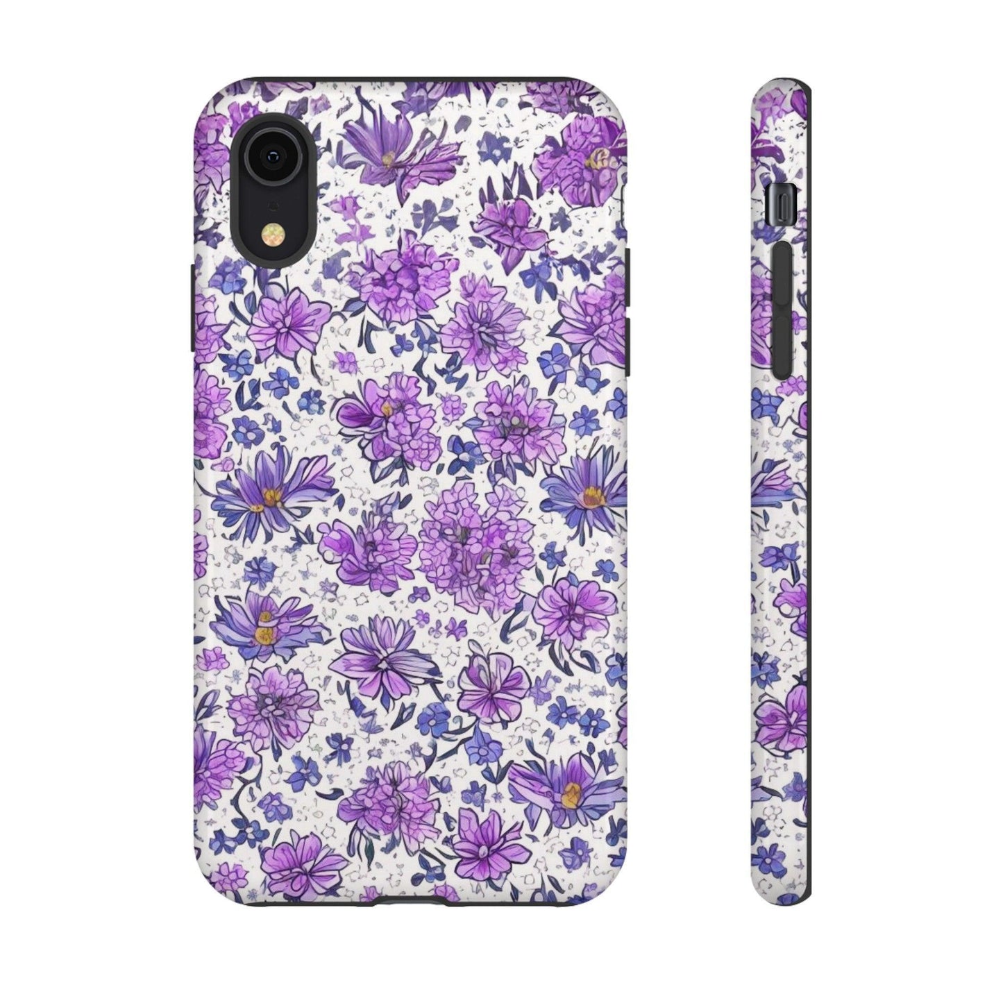 Tough Cellphone Case :" Eclectic Elegance Phone Case Collection" ( Floral patterns)