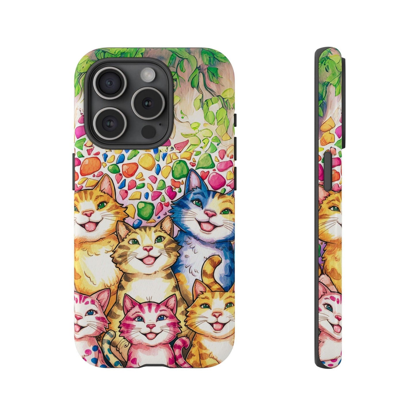 Cat Lovers Collection Tough Cellphone Case - Cosmic Creations by Karen