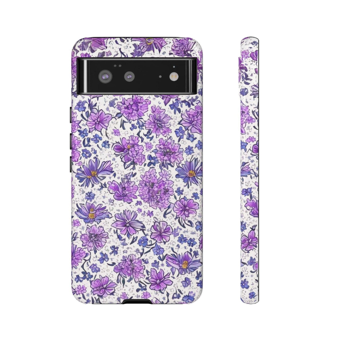 Tough Cellphone Case :" Eclectic Elegance Phone Case Collection" ( Floral patterns)