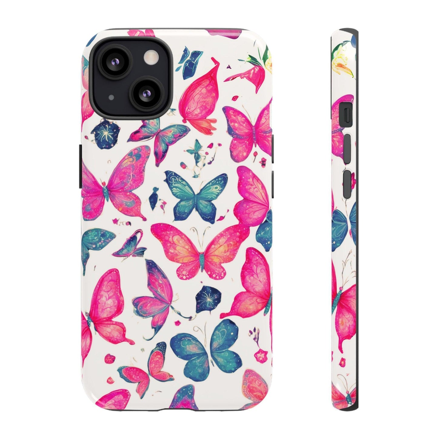 Tough Cellphone Case :" Eclectic Elegance Phone Case Collection" ( Hearts patterns)