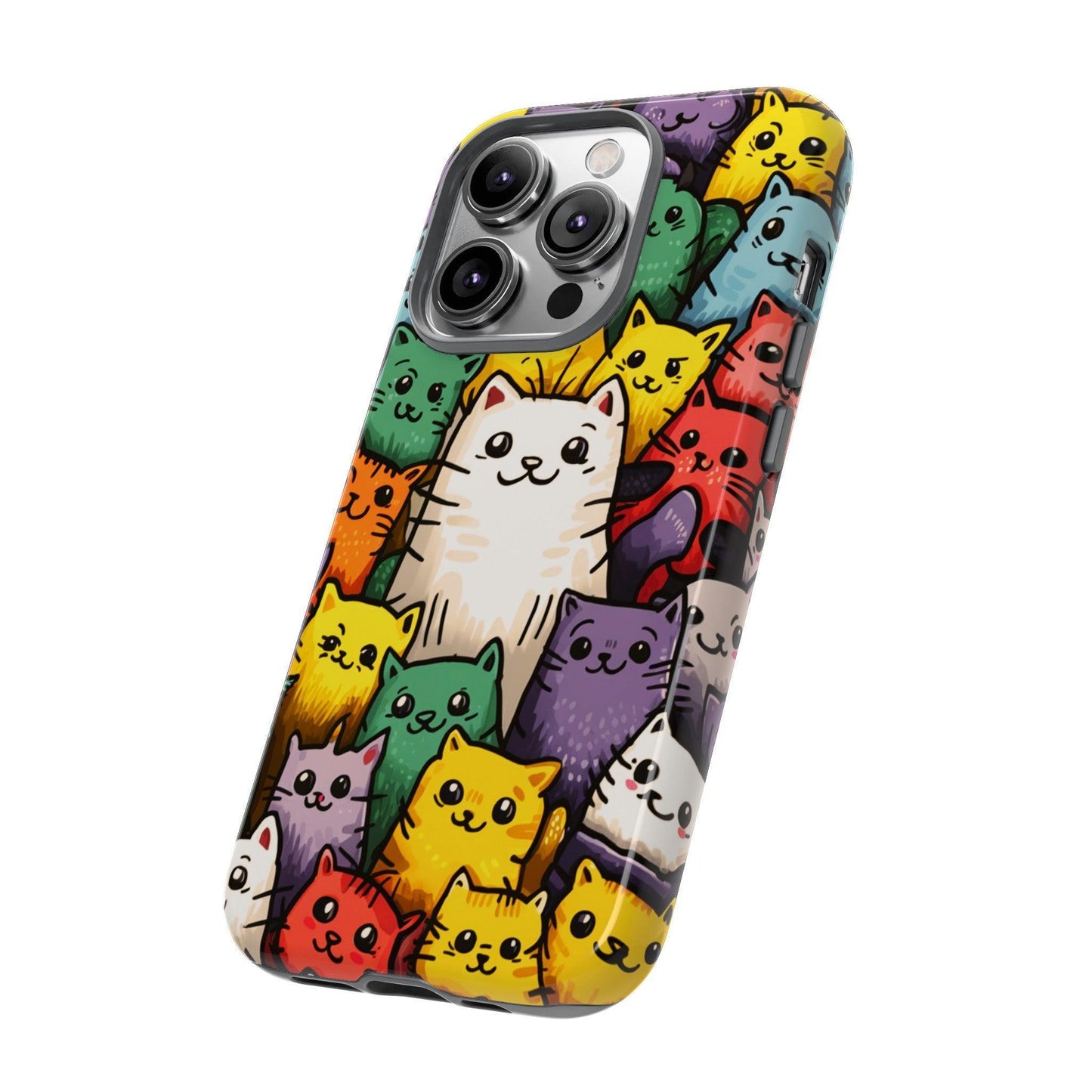 Cat Lovers Collection Tough Cellphone Case - Cosmic Creations by Karen