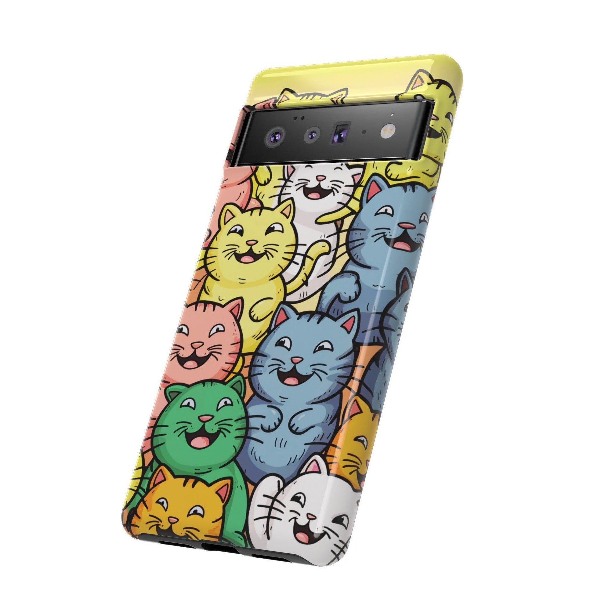 Cat Lovers Collection Tough Cellphone Case - Cosmic Creations by Karen