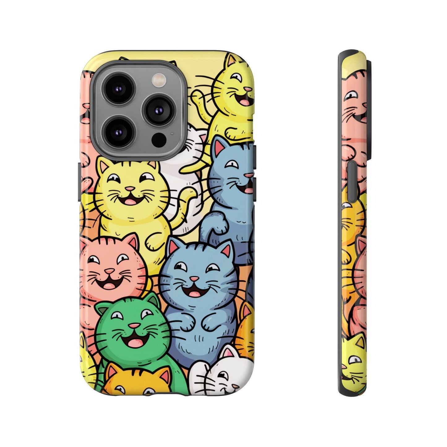 Cat Lovers Collection Tough Cellphone Case - Cosmic Creations by Karen