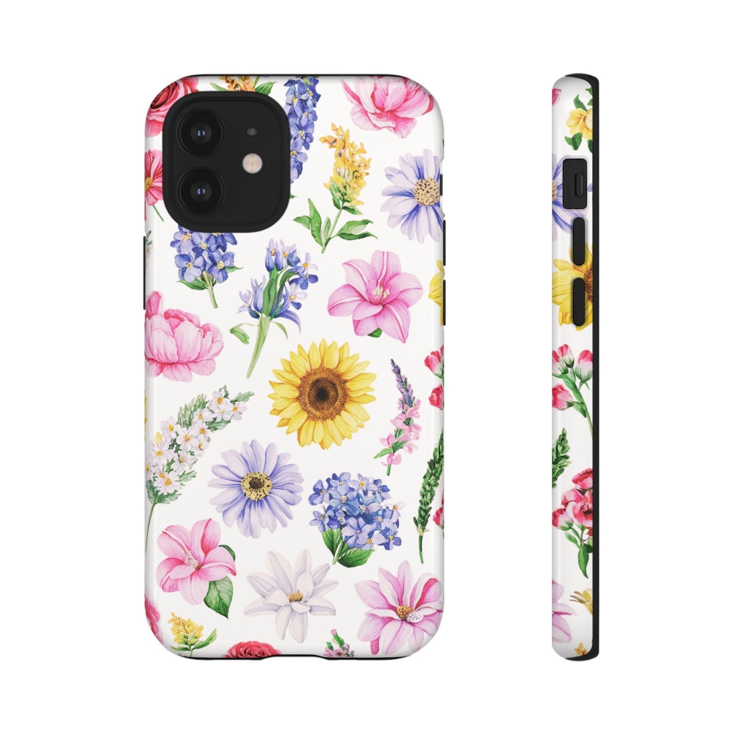 Tough Cellphone Case :" Eclectic Elegance Phone Case Collection" ( Floral patterns)