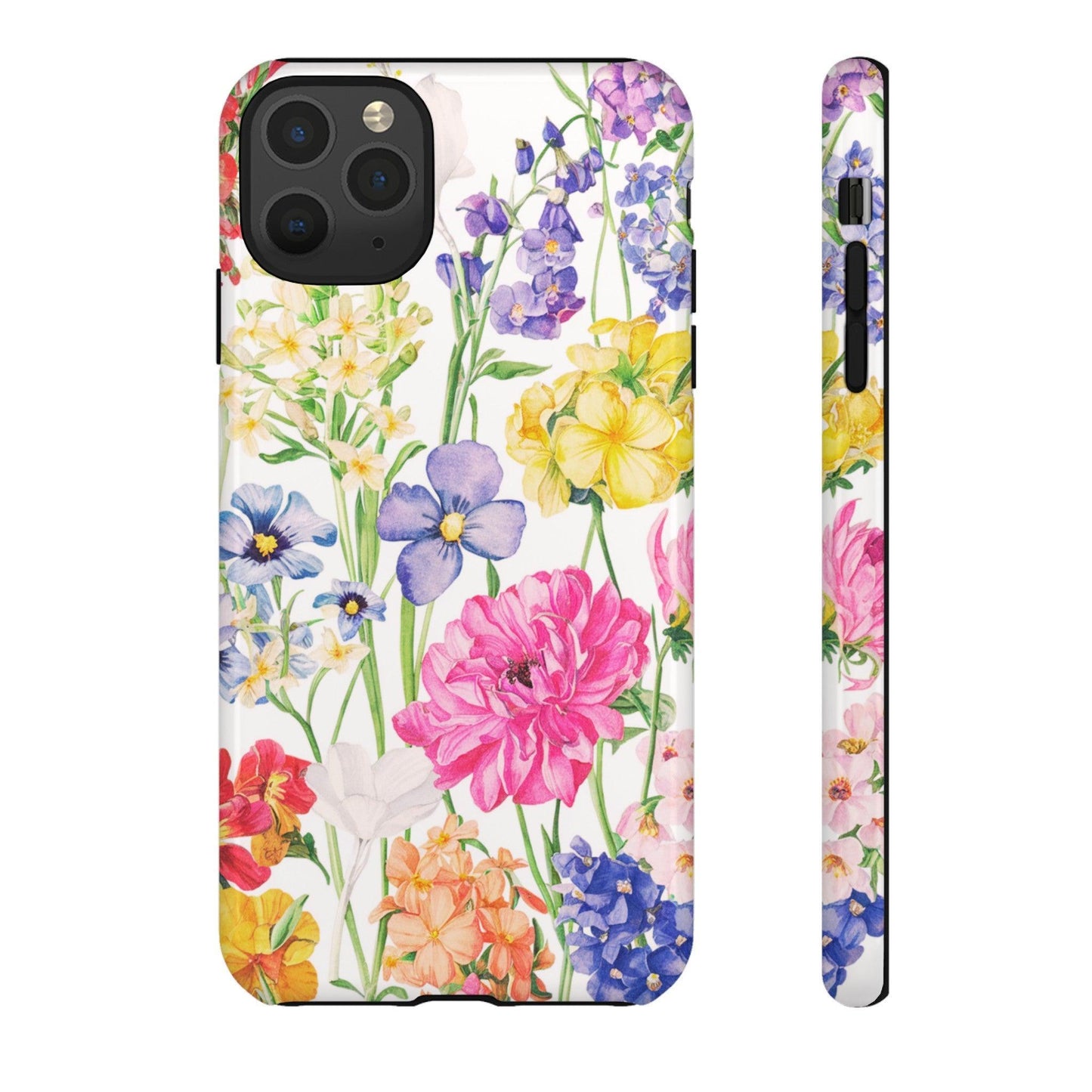 Tough Cellphone Case :" Eclectic Elegance Phone Case Collection" ( Floral patterns)