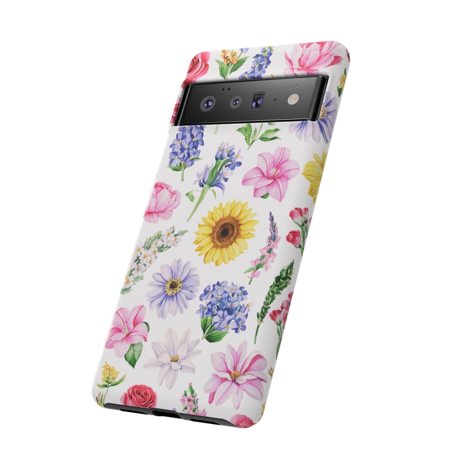 Tough Cellphone Case :" Eclectic Elegance Phone Case Collection" ( Floral patterns)