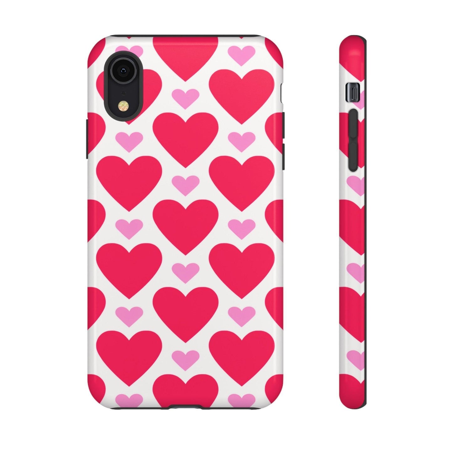 Tough Phone Case :" Eclectic Elegance Phone Case Collection" ( Hearts patterns)