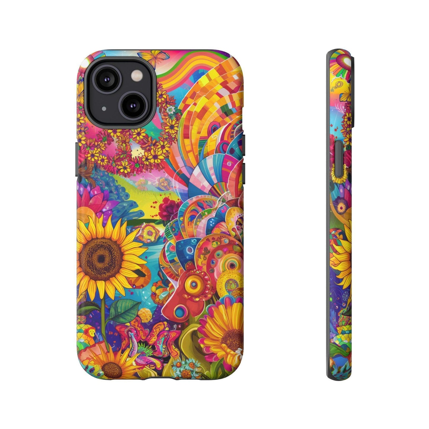 Tough Phone Case :" Eclectic Elegance Phone Case Collection" ( Hippie Style patterns)