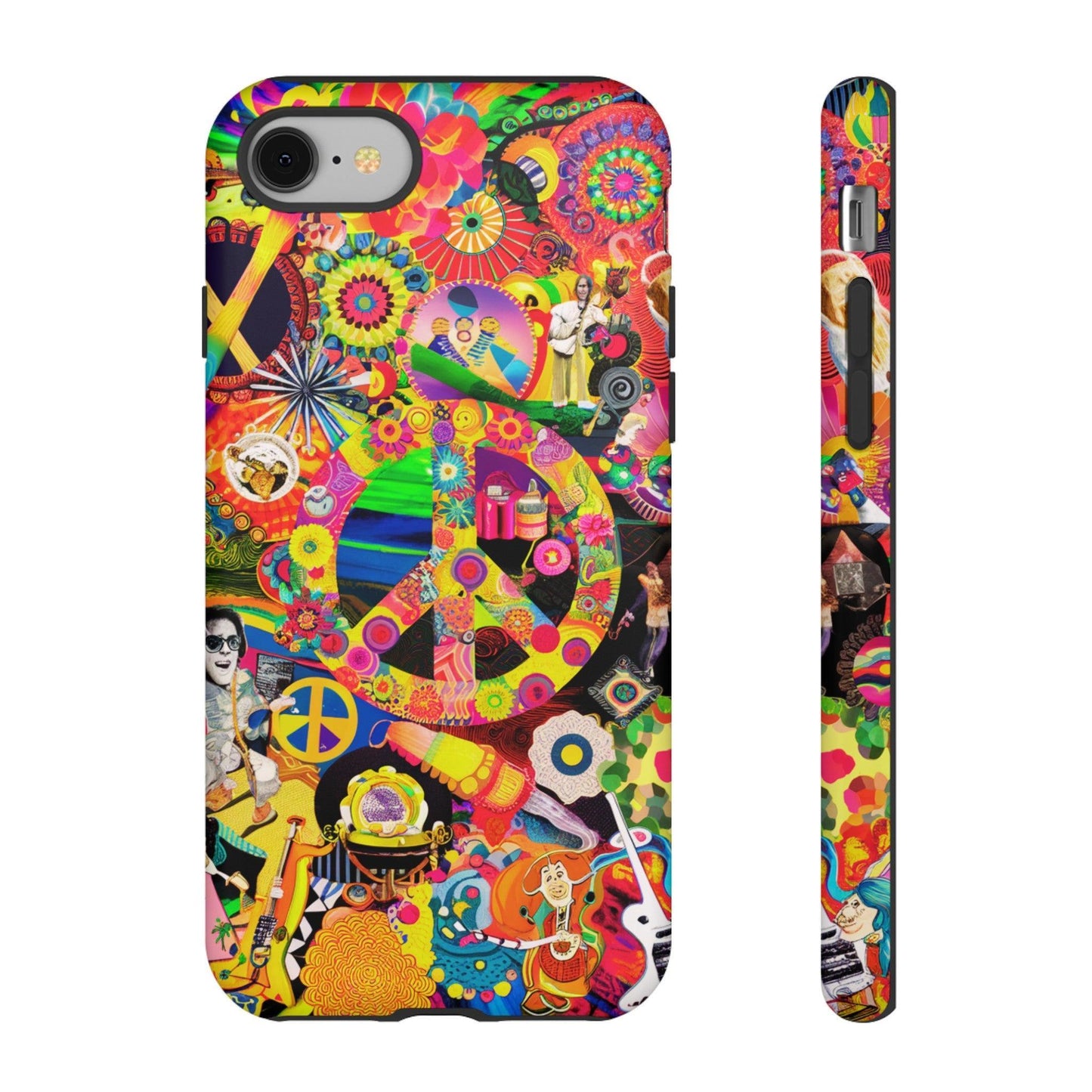 Tough Phone Case :" Eclectic Elegance Phone Case Collection" ( Hippie Style patterns)