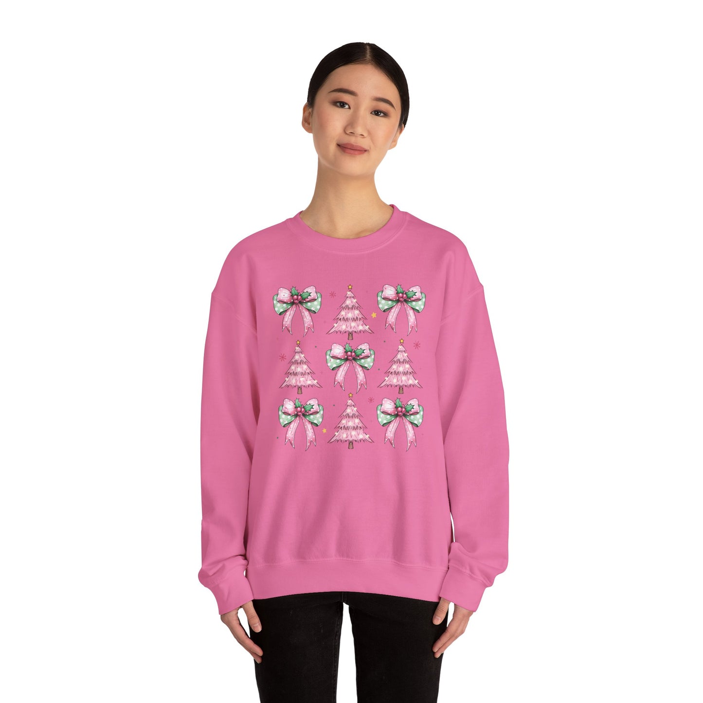 Christmas  Coquette Style  Unisex Crewneck Sweatshirt