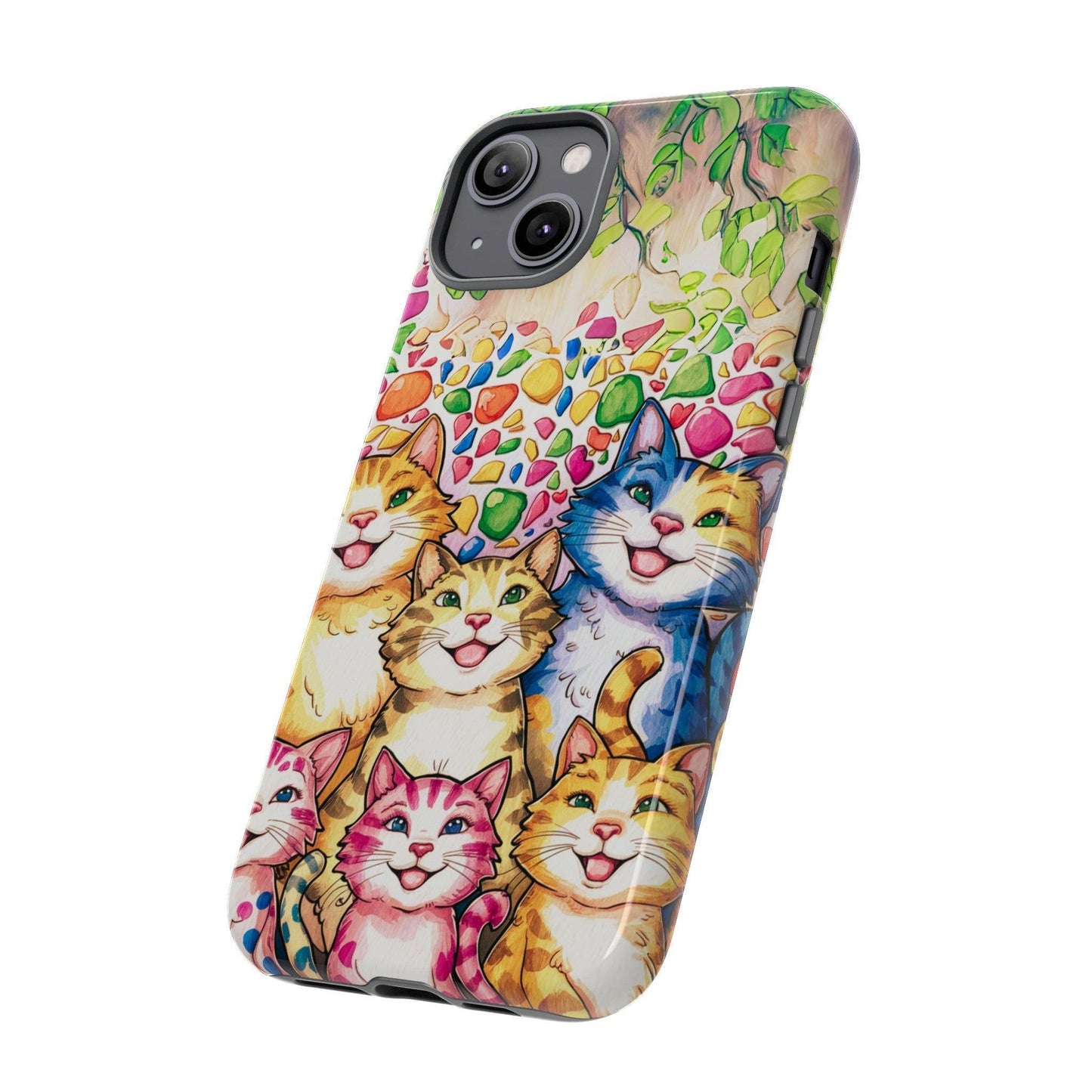 Cat Lovers Collection Tough Cellphone Case - Cosmic Creations by Karen