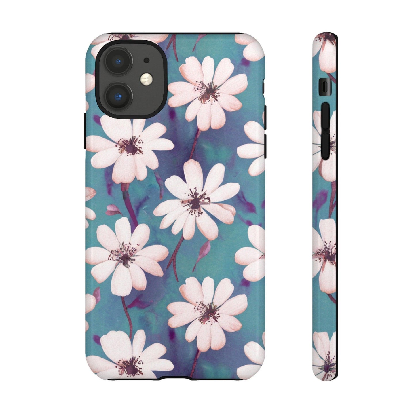 Tough Cellphone Case :" Eclectic Elegance Phone Case Collection" ( Floral patterns)