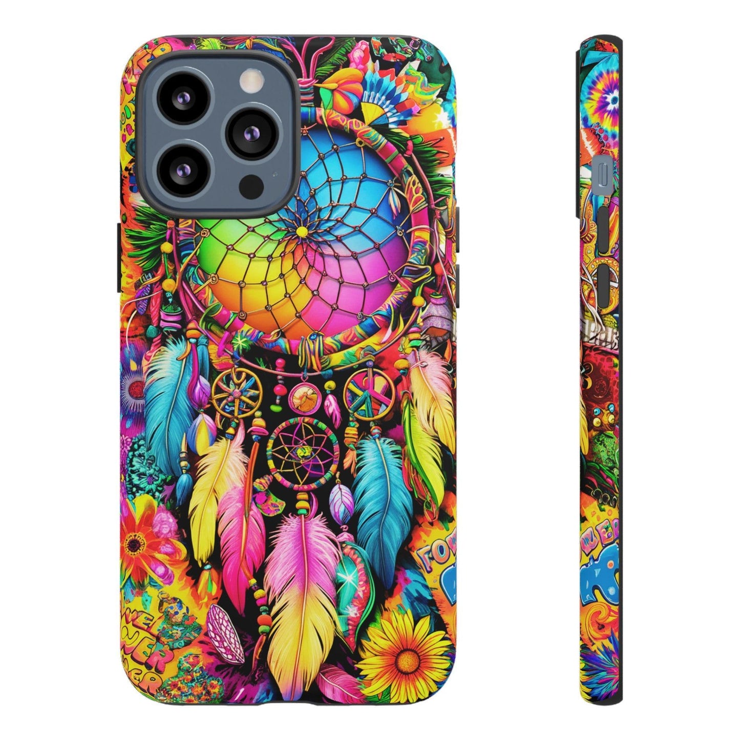 Tough Phone Case :" Eclectic Elegance Phone Case Collection" ( Hippie Style patterns)