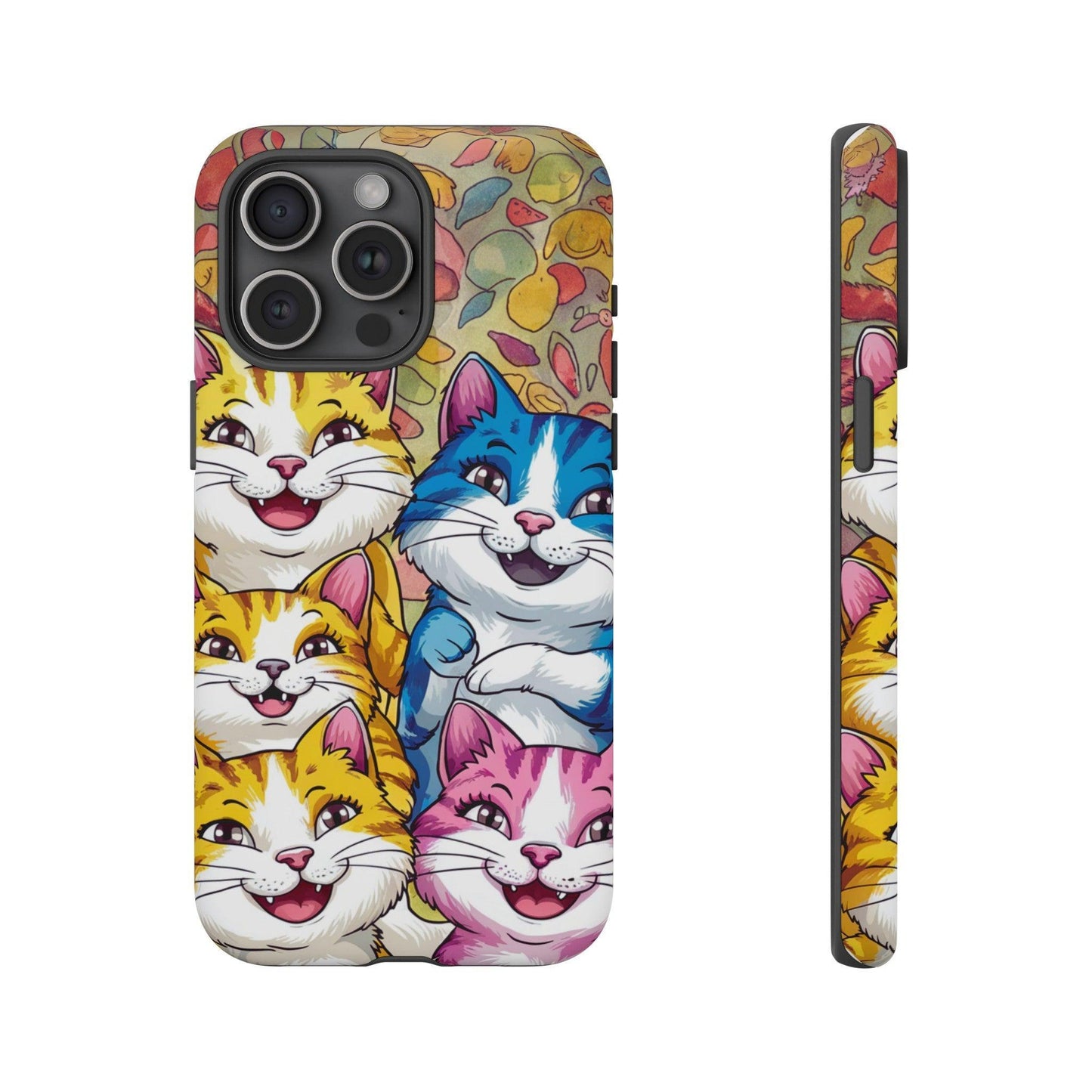 Cat Lovers Collection Tough Cellphone Case - Cosmic Creations by Karen