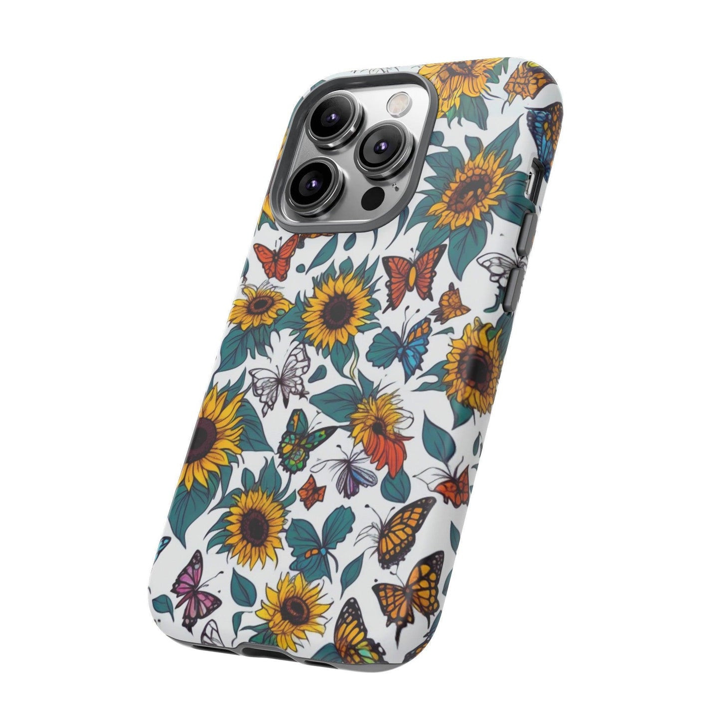 Tough Cellphone Case :" Eclectic Elegance Phone Case Collection" ( Floral patterns)