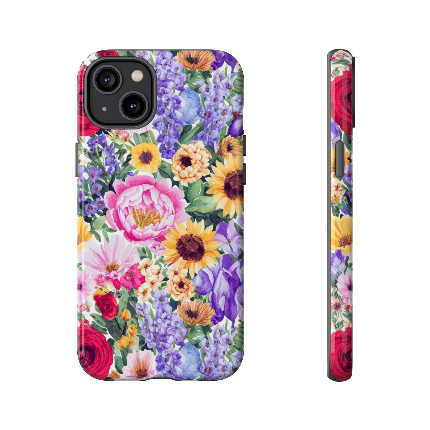 Tough Cellphone Case :" Eclectic Elegance Phone Case Collection" ( Floral patterns)