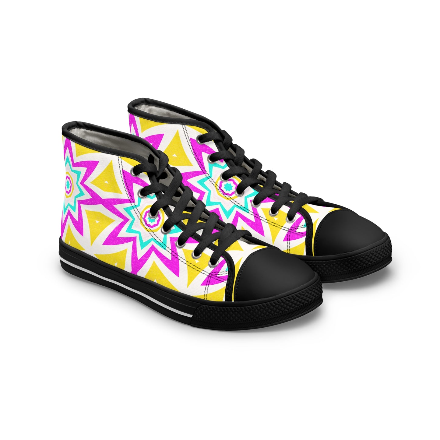 Awesome Abstract Design High Top Sneakers