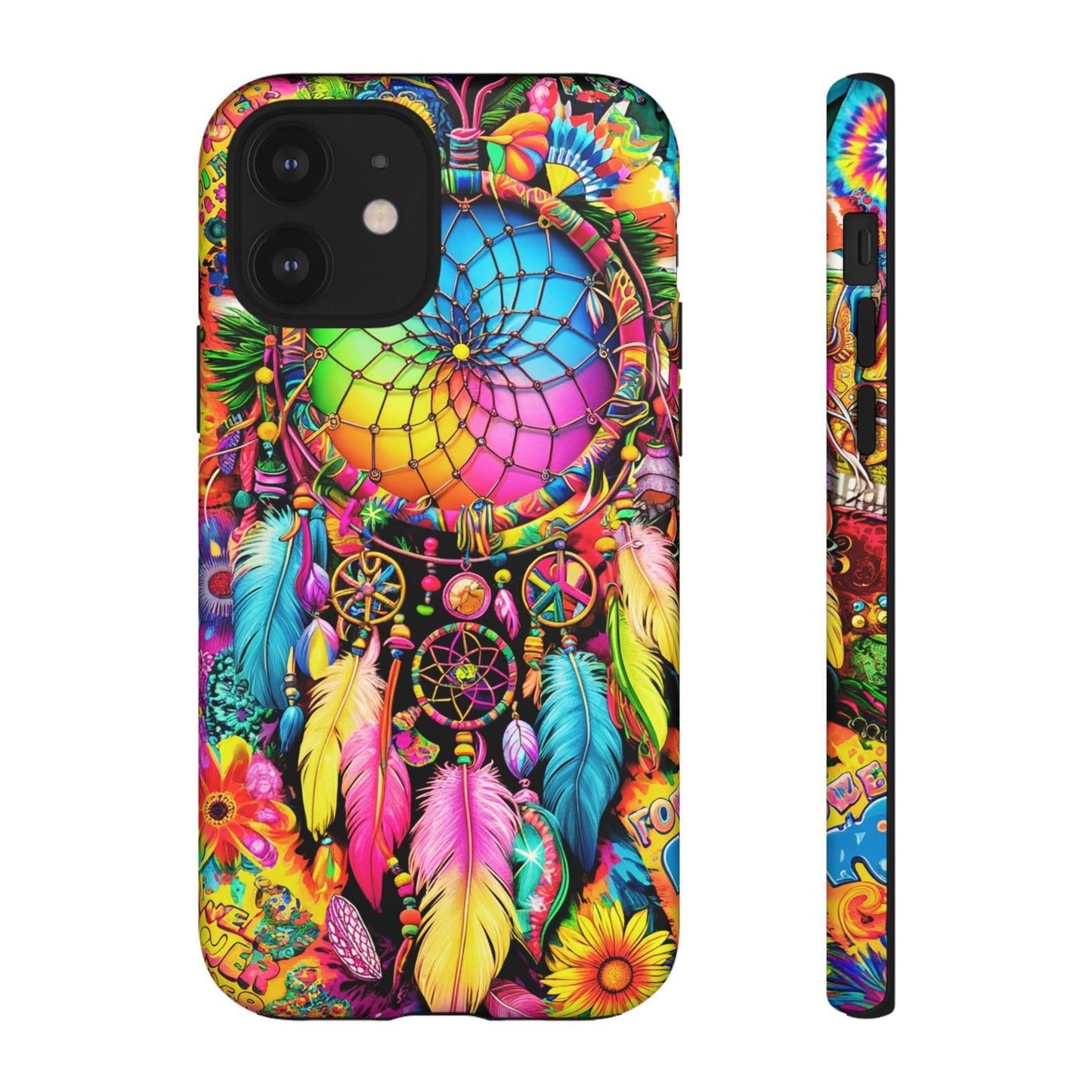 Tough Phone Case :" Eclectic Elegance Phone Case Collection" ( Hippie Style patterns)