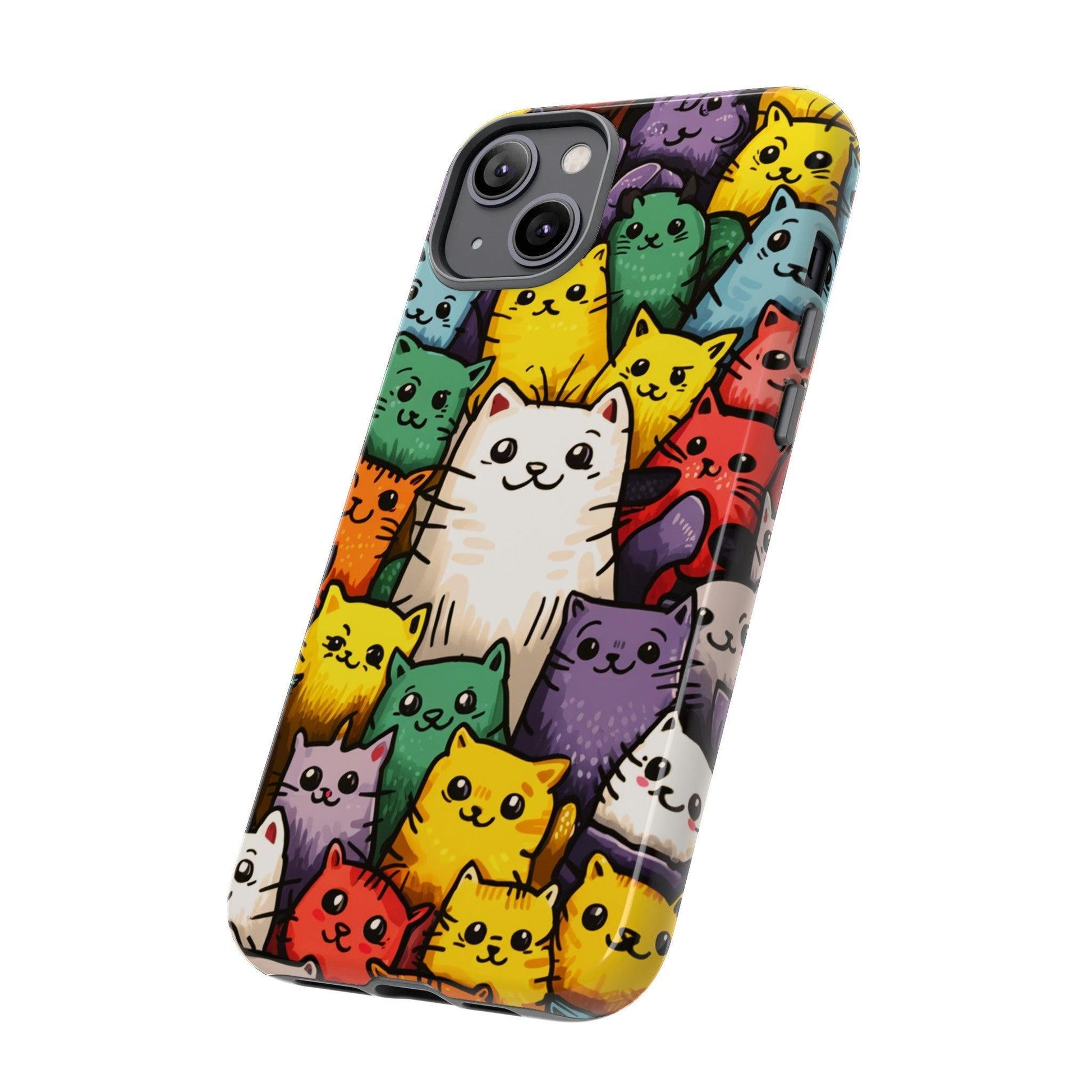 Cat Lovers Collection Tough Cellphone Case - Cosmic Creations by Karen