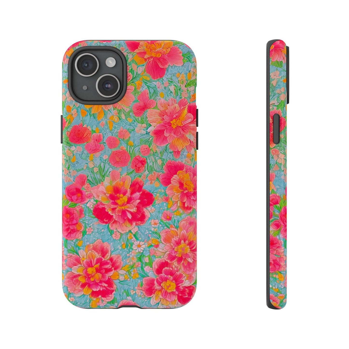 Tough Cellphone Case :" Eclectic Elegance Phone Case Collection" ( Floral patterns)