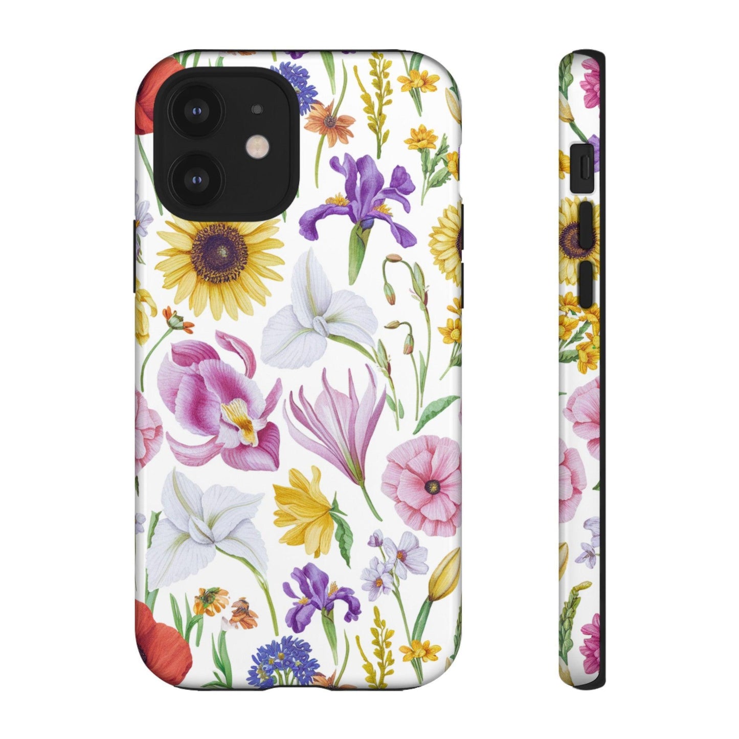 Tough Cellphone Case :" Eclectic Elegance Phone Case Collection" ( Floral patterns)