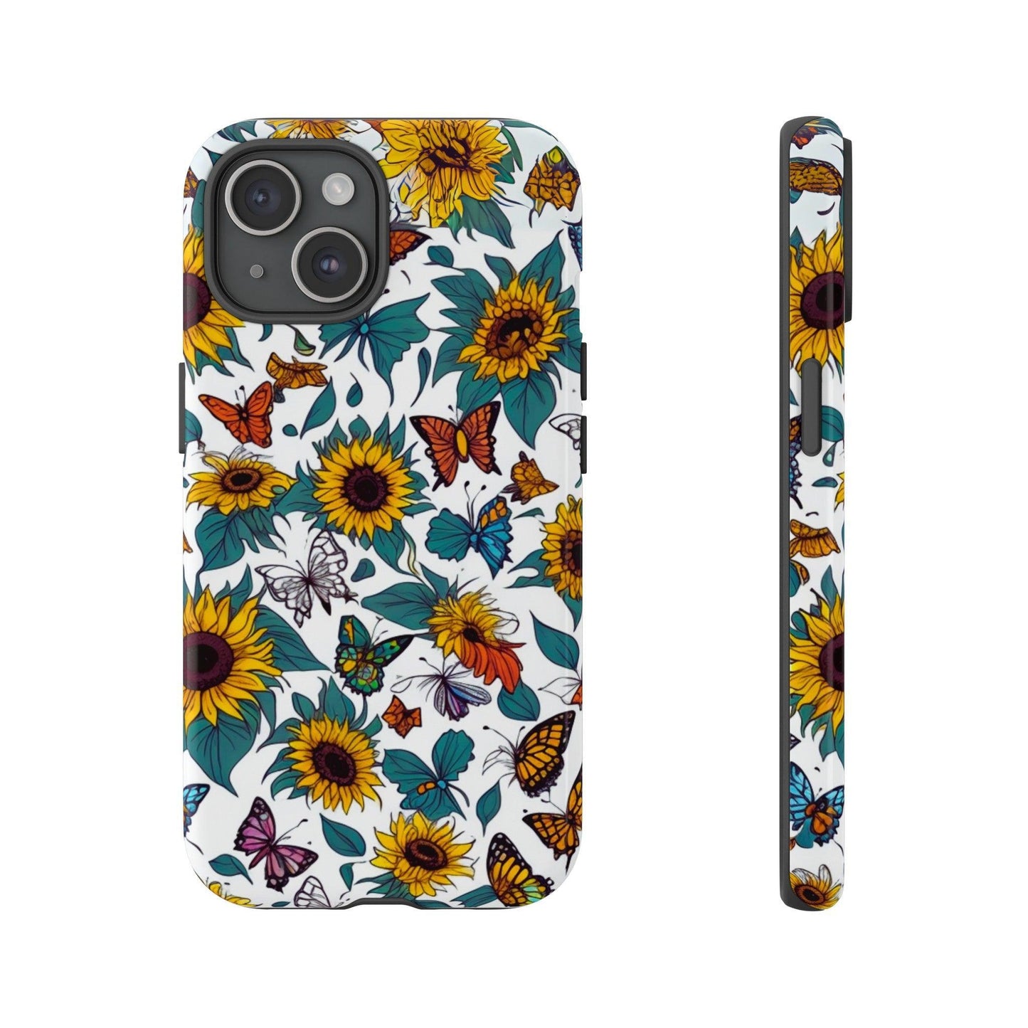 Tough Cellphone Case :" Eclectic Elegance Phone Case Collection" ( Floral patterns)