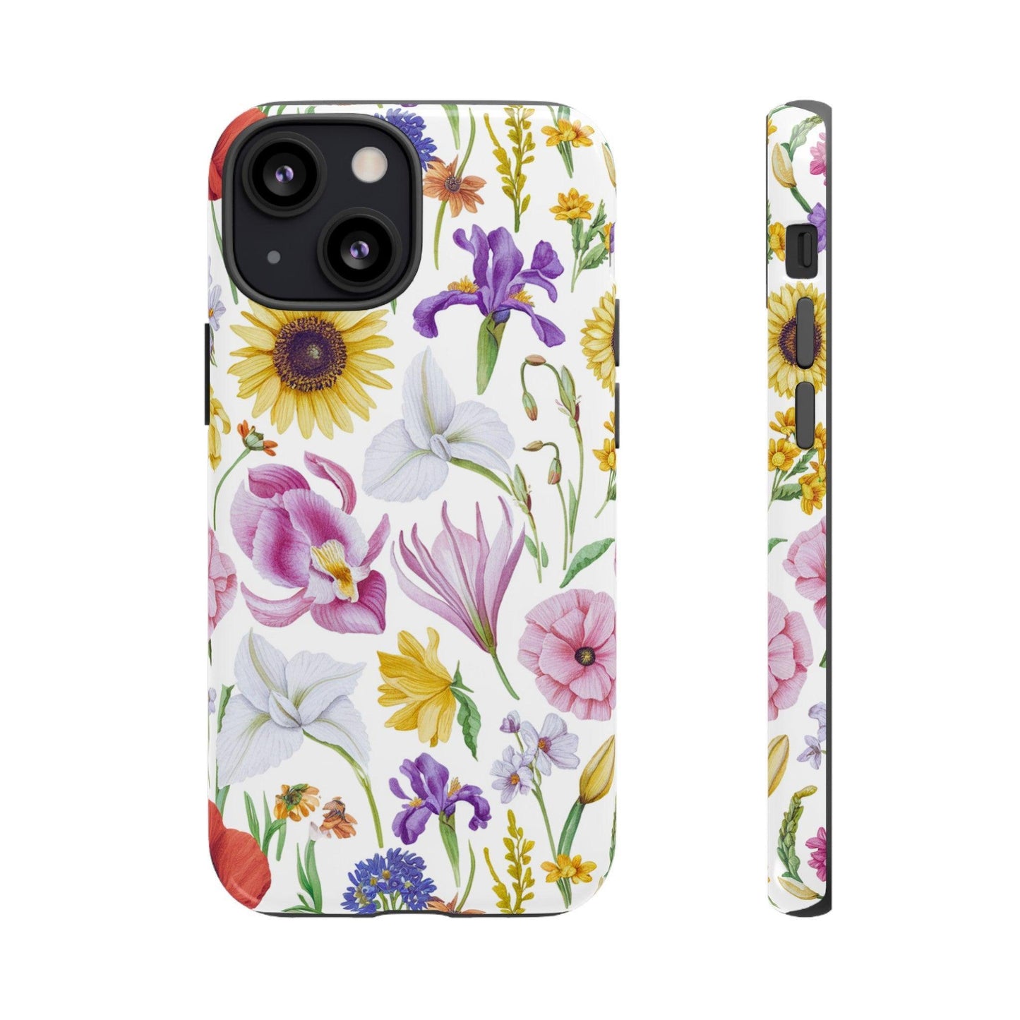 Tough Cellphone Case :" Eclectic Elegance Phone Case Collection" ( Floral patterns)