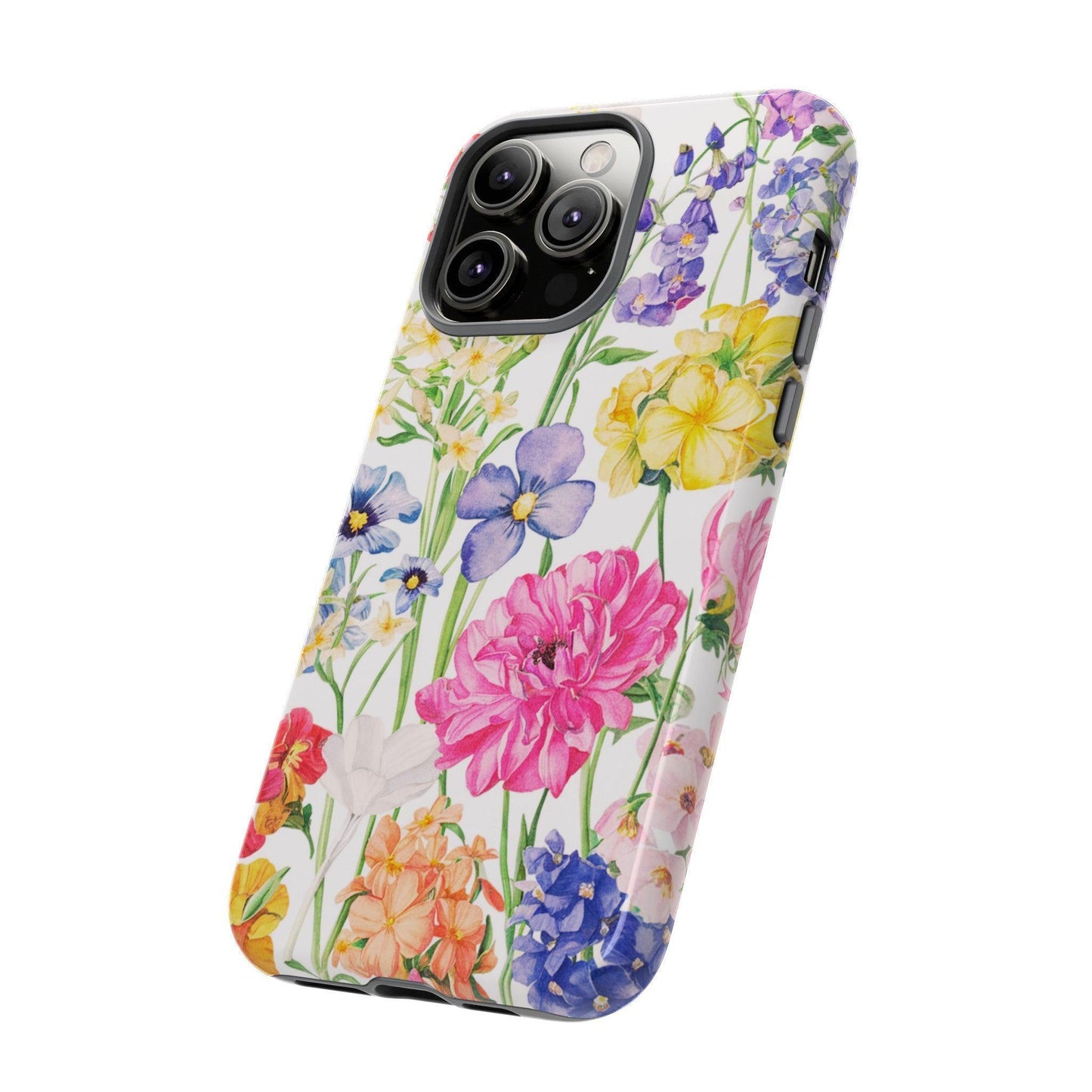 Tough Cellphone Case :" Eclectic Elegance Phone Case Collection" ( Floral patterns)