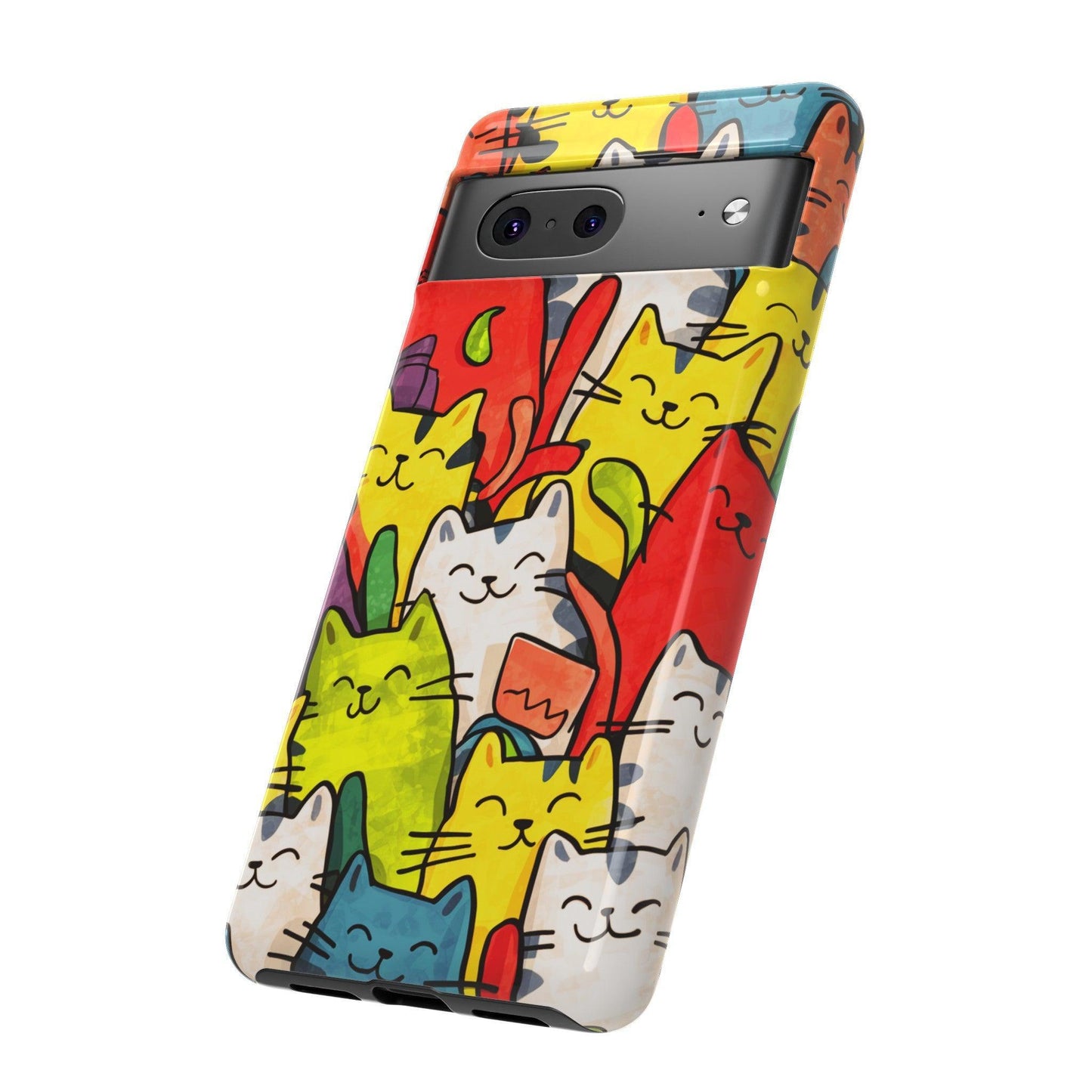 Cat Lovers Collection Tough Cellphone Case - Cosmic Creations by Karen