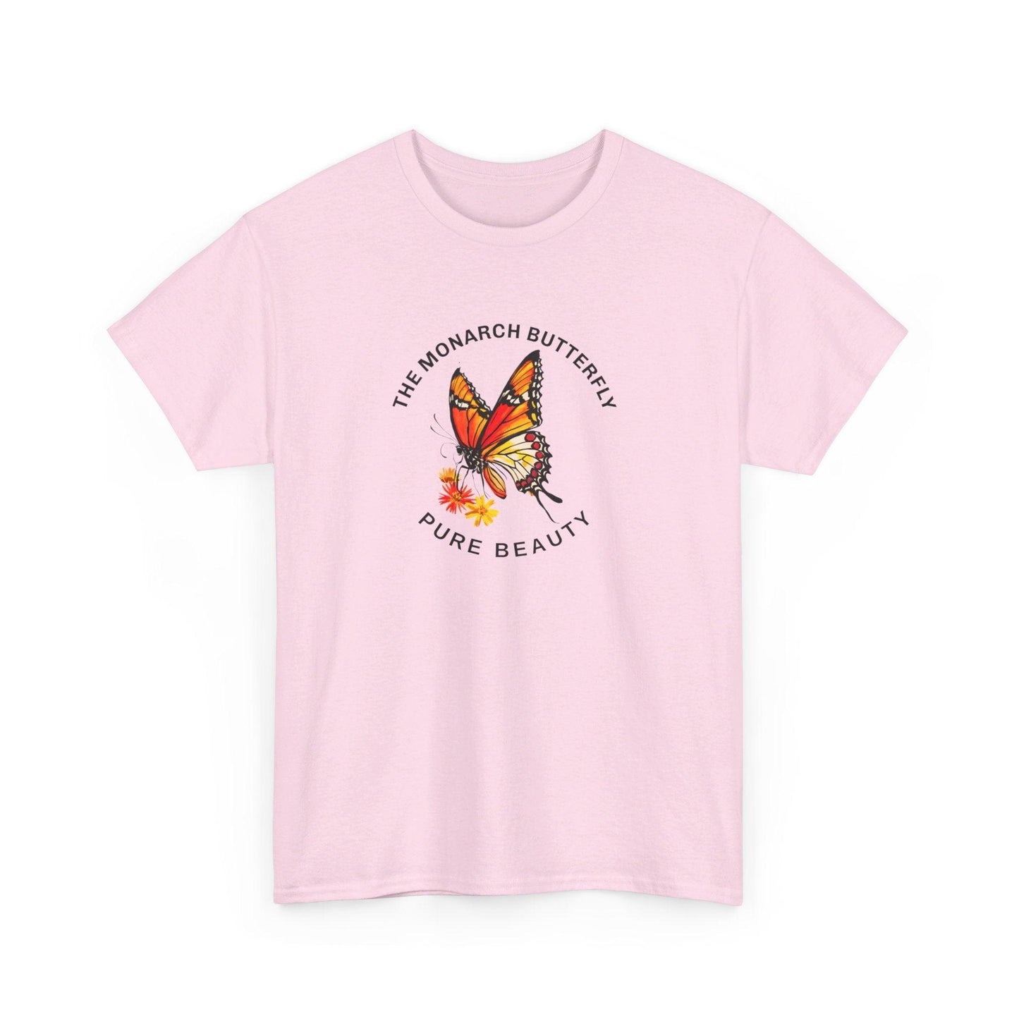 Camiseta unisex de algodón pesado: "La colección Mariposa Monarca"