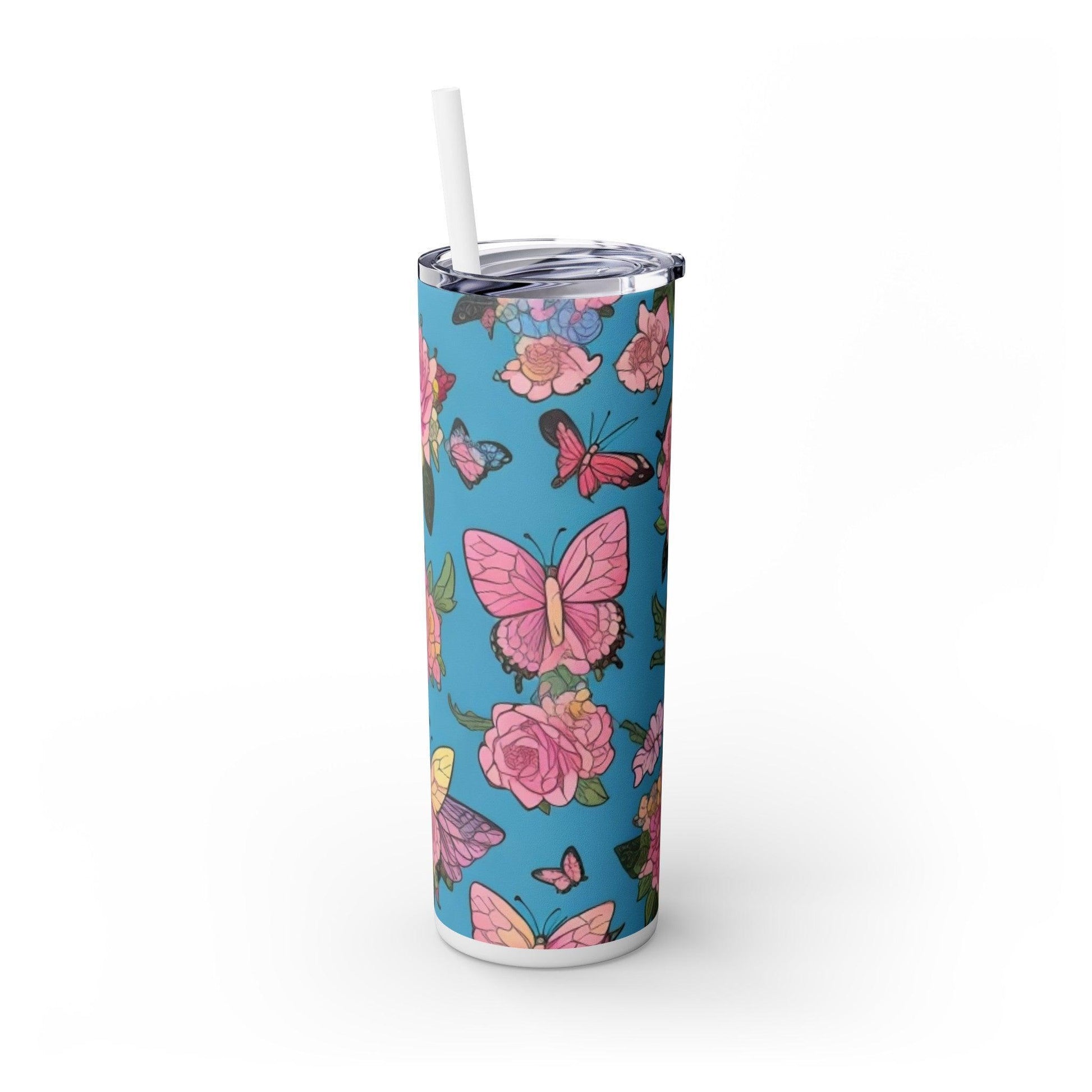 Whimsical Sips Skinny Tumbler Collectionr | Tumblerwith Straw, 20oz | keep your drinks hot for 12h and cold for 24h - Cosmic Creations by Karen