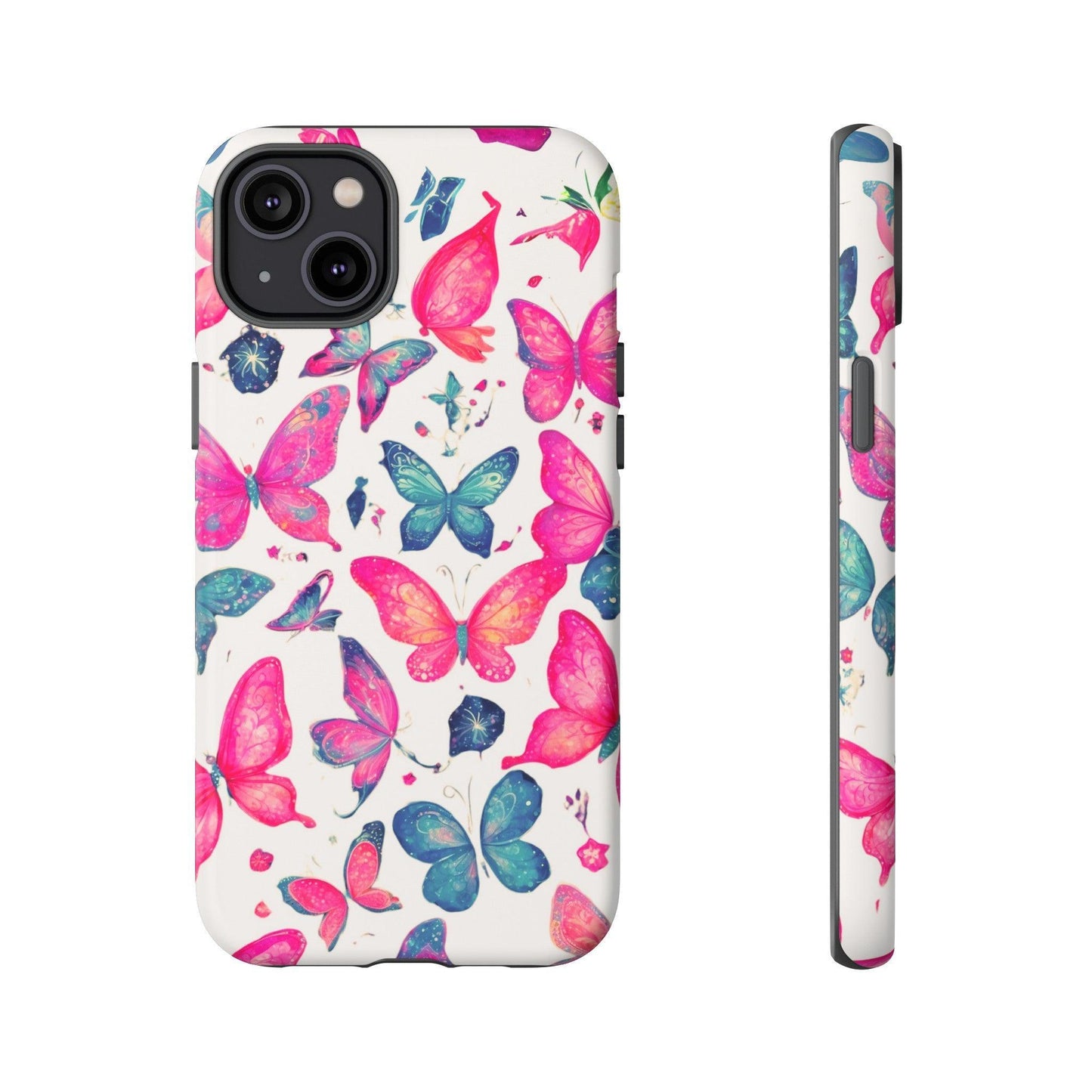 Tough Cellphone Case :" Eclectic Elegance Phone Case Collection" ( Hearts patterns)