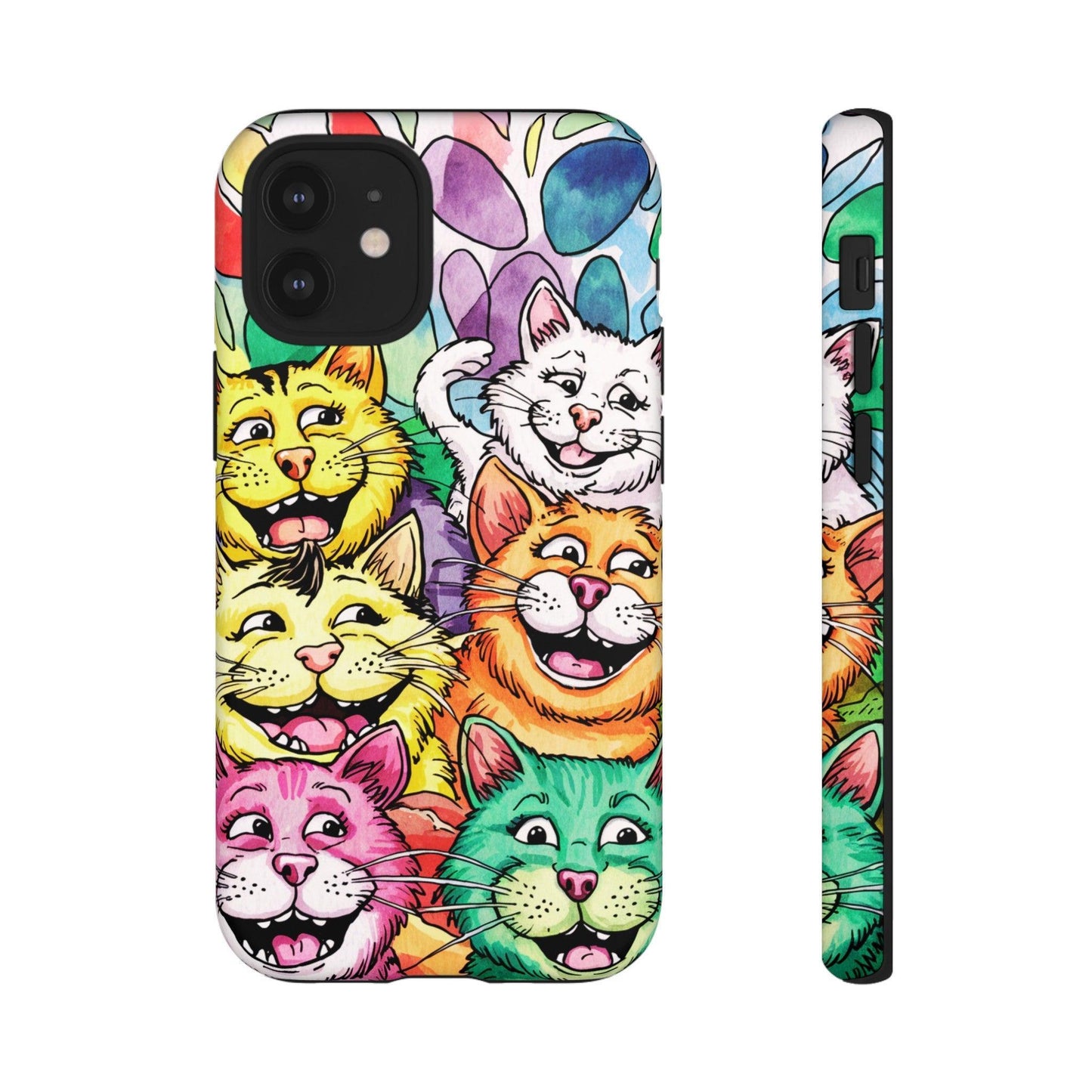 Cat Lovers Collection Tough Cellphone Case - Cosmic Creations by Karen