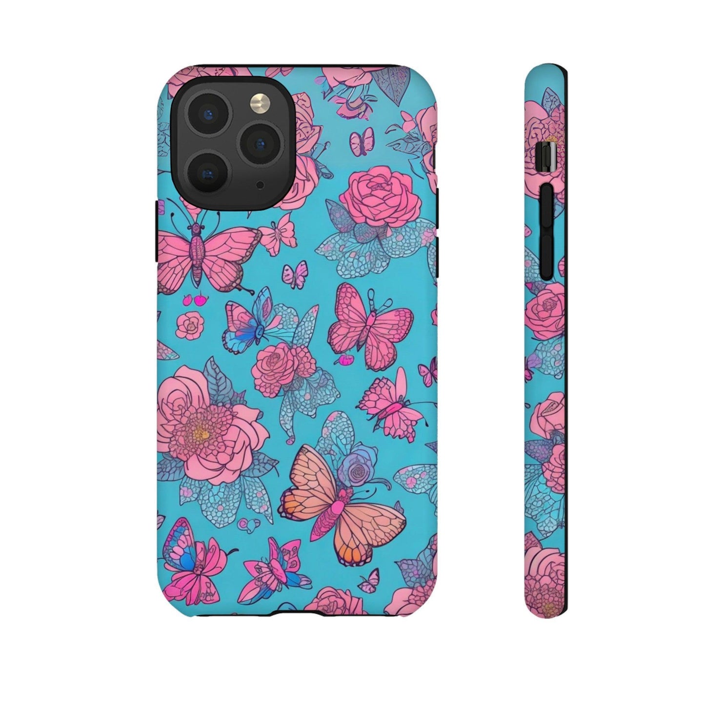 Tough Cellphone Case :" Eclectic Elegance Phone Case Collection" ( Floral patterns)