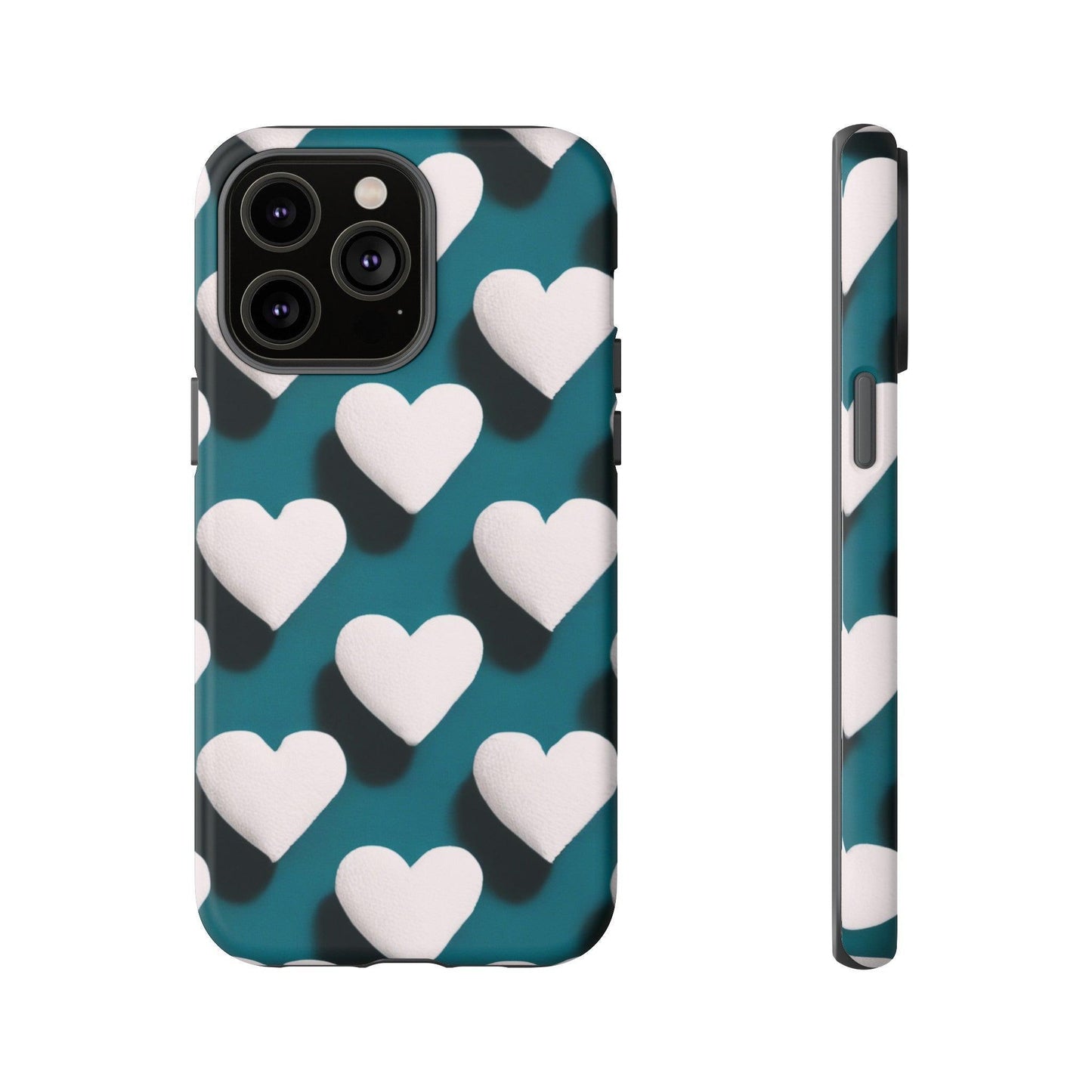 Tough Phone Case :" Eclectic Elegance Phone Case Collection" ( Hearts patterns)