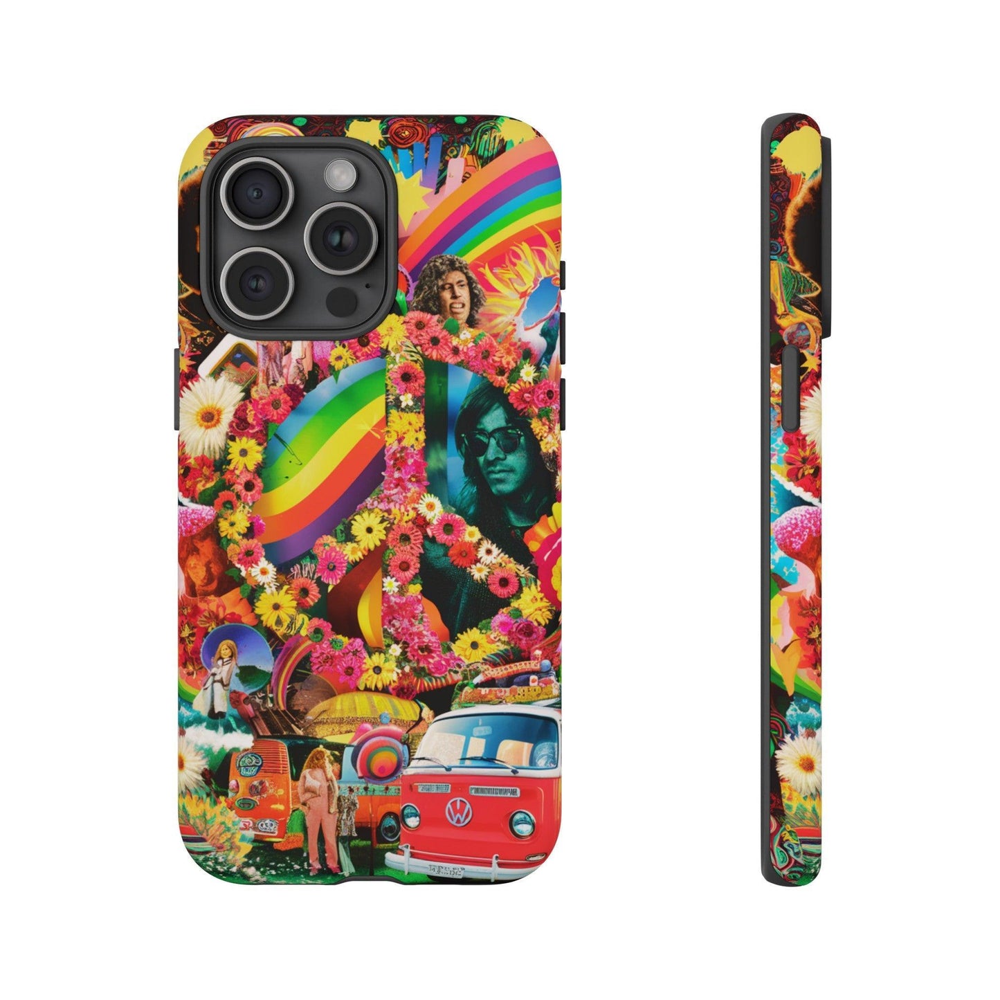 Tough Phone Case :" Eclectic Elegance Phone Case Collection" ( Hippie Style patterns)