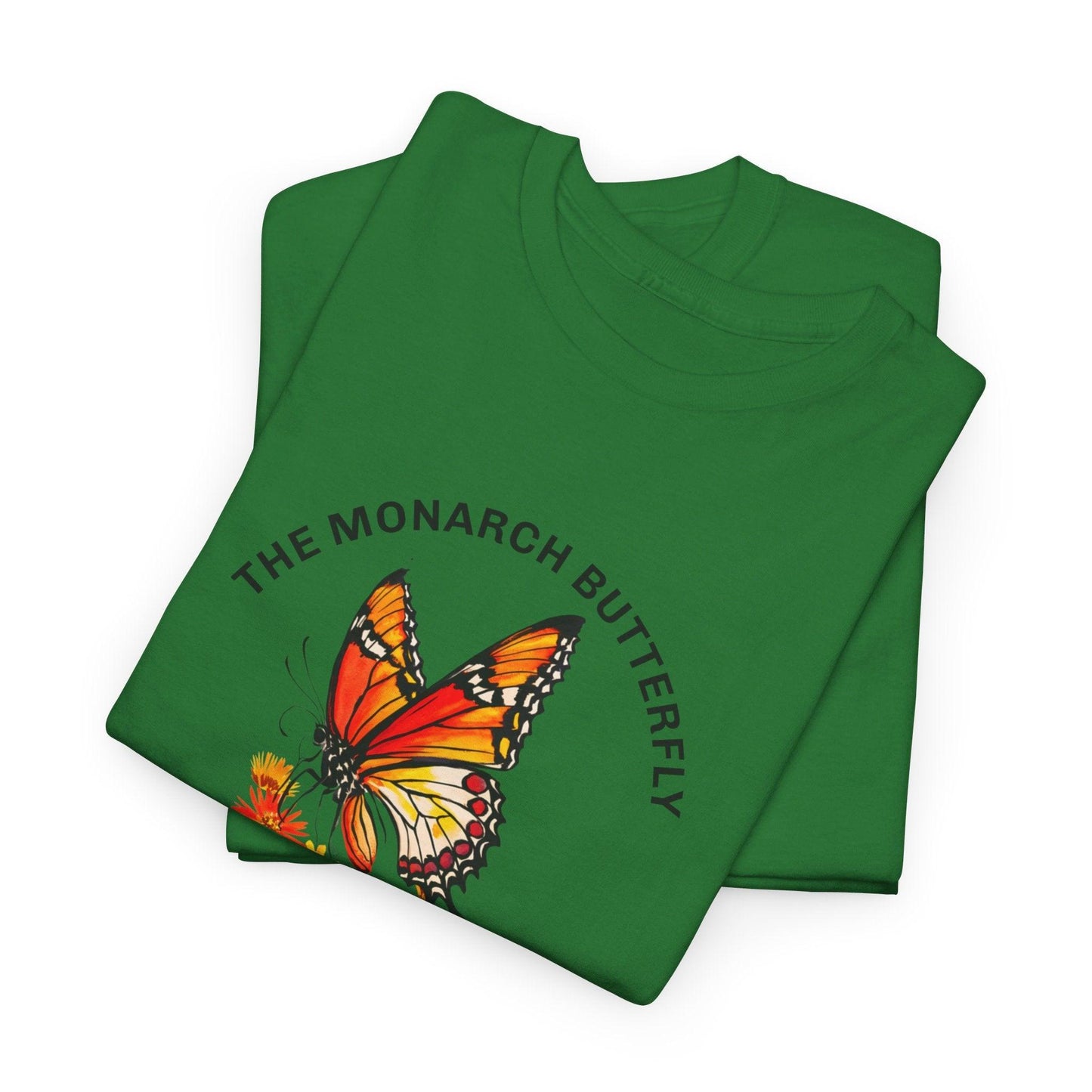 Camiseta unisex de algodón pesado: "La colección Mariposa Monarca"