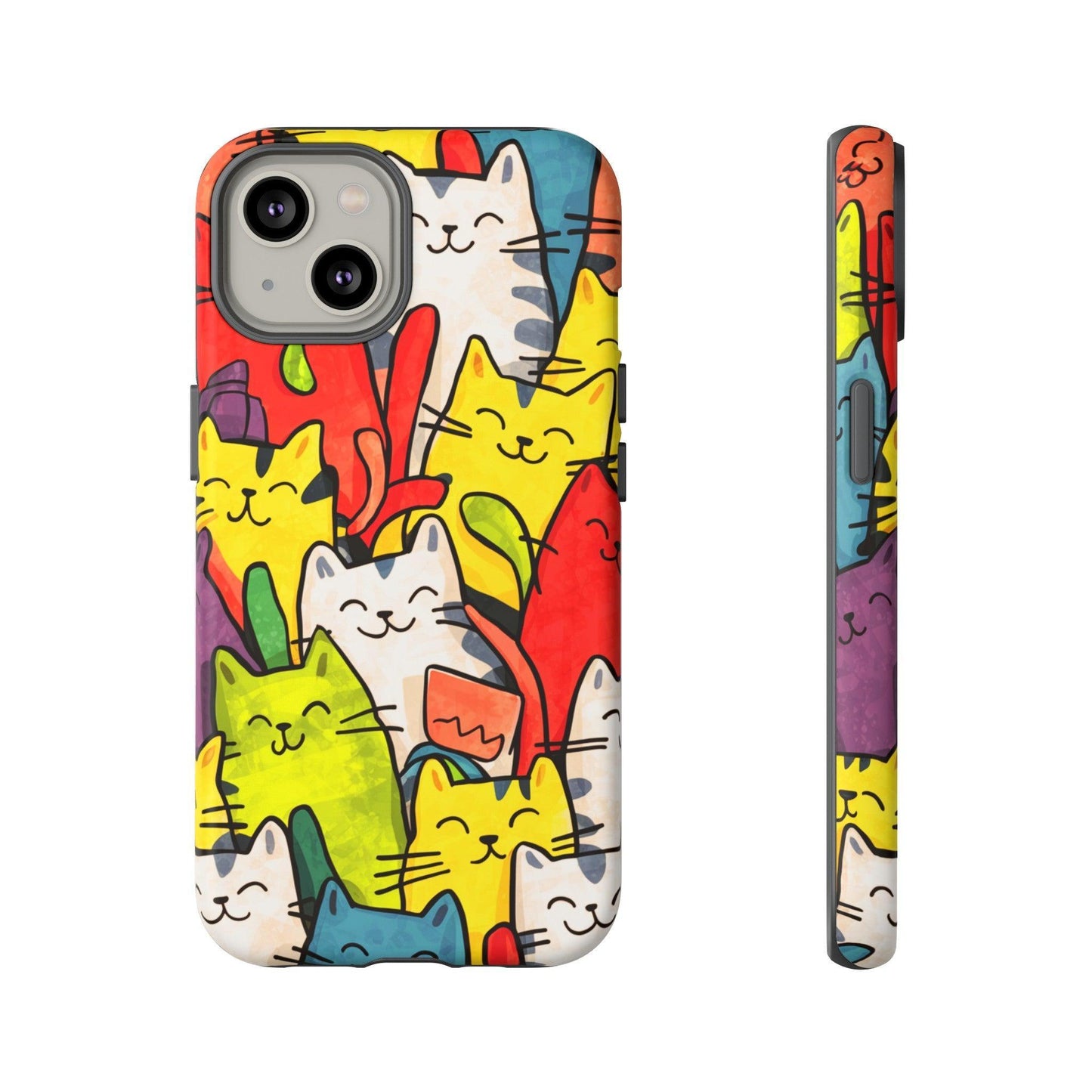 Cat Lovers Collection Tough Cellphone Case - Cosmic Creations by Karen