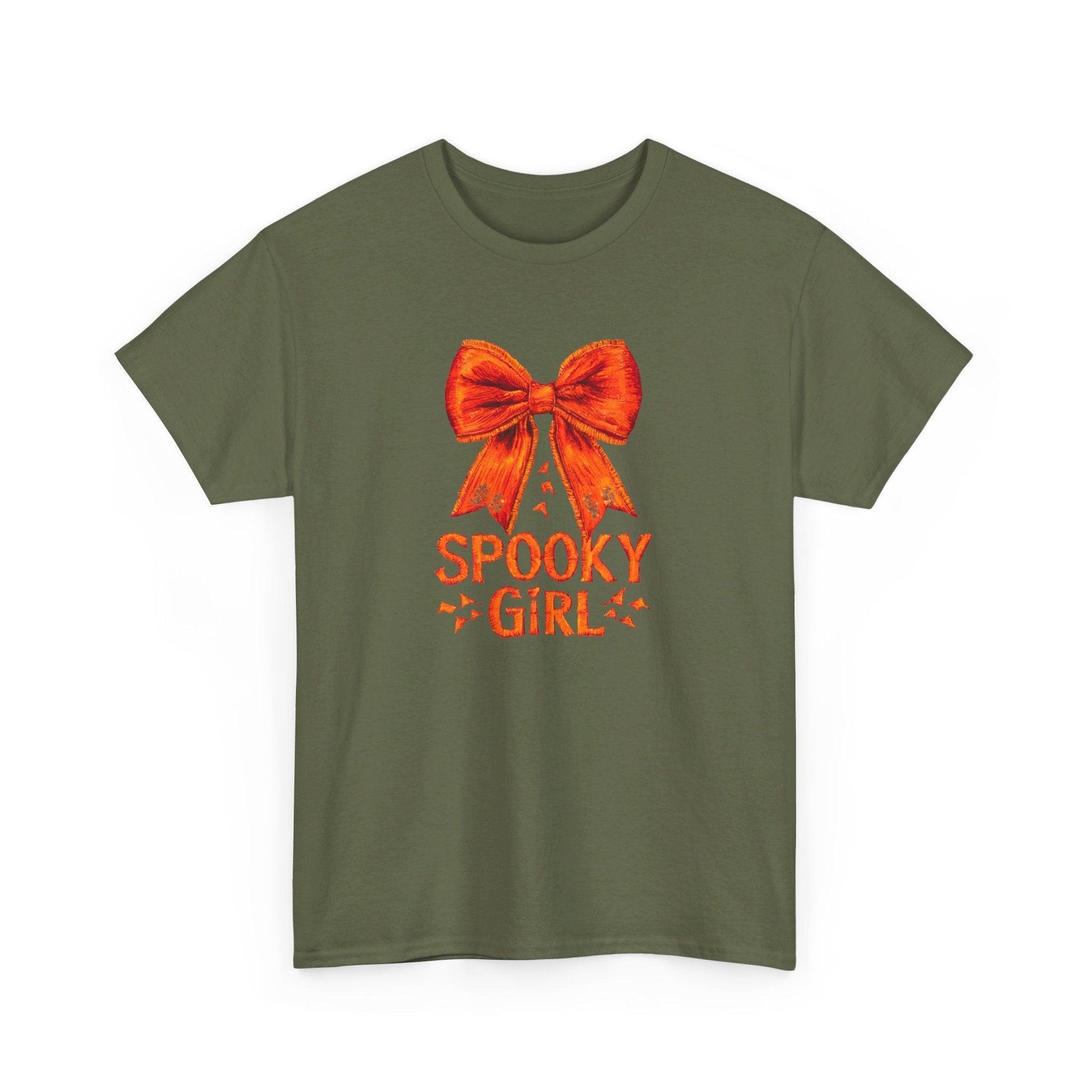 Spooky Girl Coquette Cotton Tee - Cosmic Creations by Karen